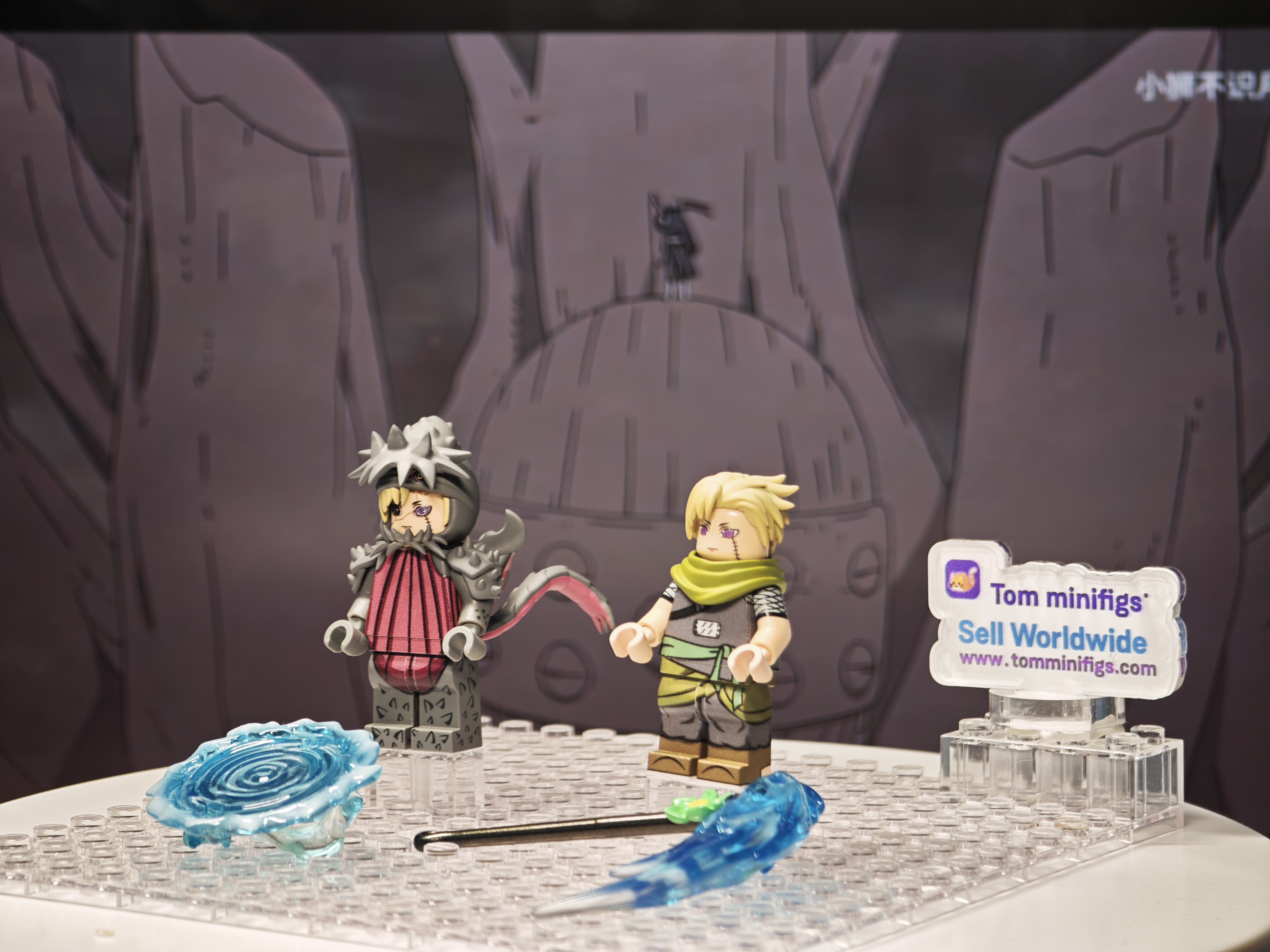 【Feelings】Three-Tails Double Figure Set 三尾矶抚 이소부【custom naruto minifigures】