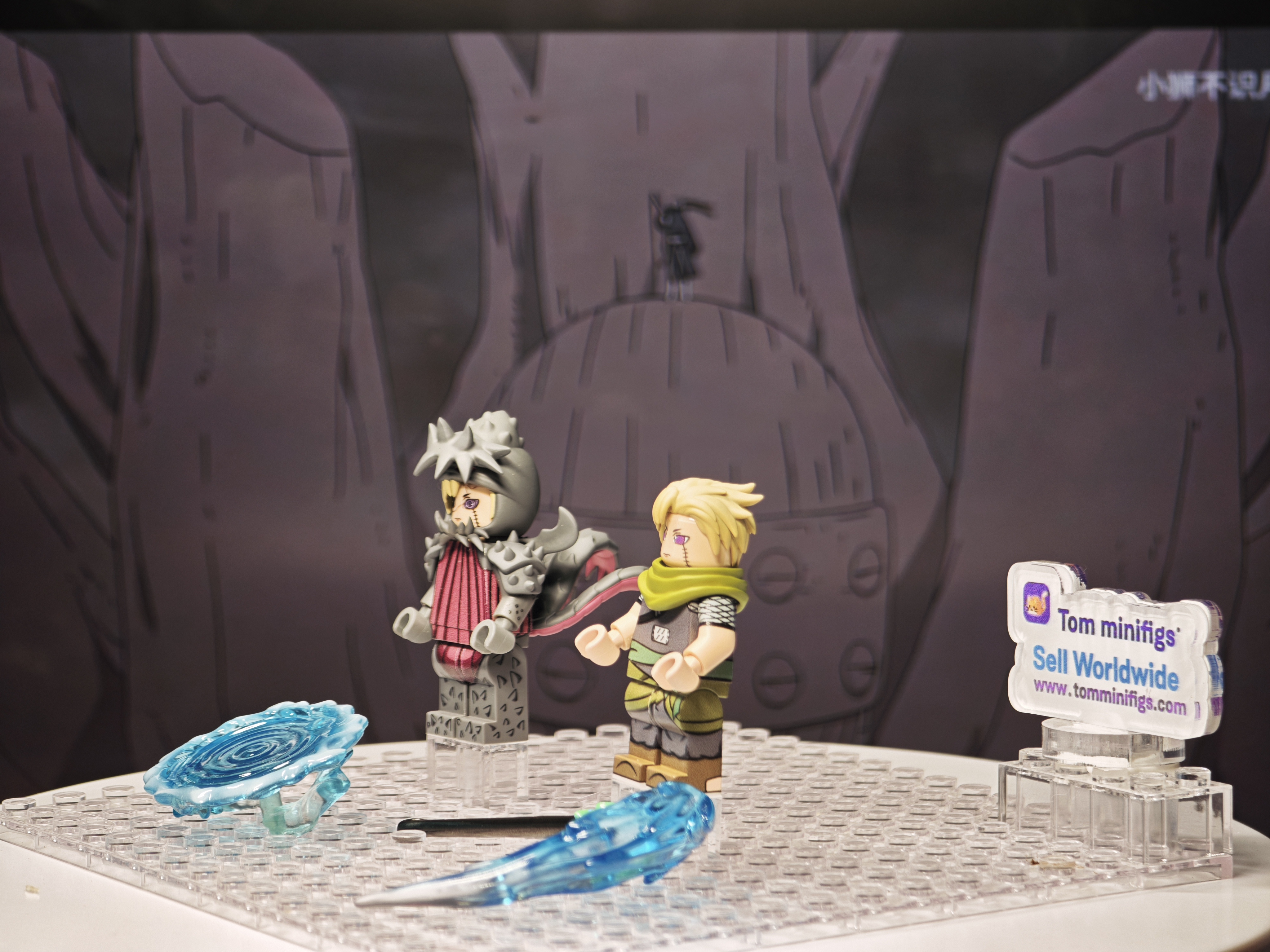 【Feelings】Three-Tails Double Figure Set 三尾矶抚 이소부【custom naruto minifigures】