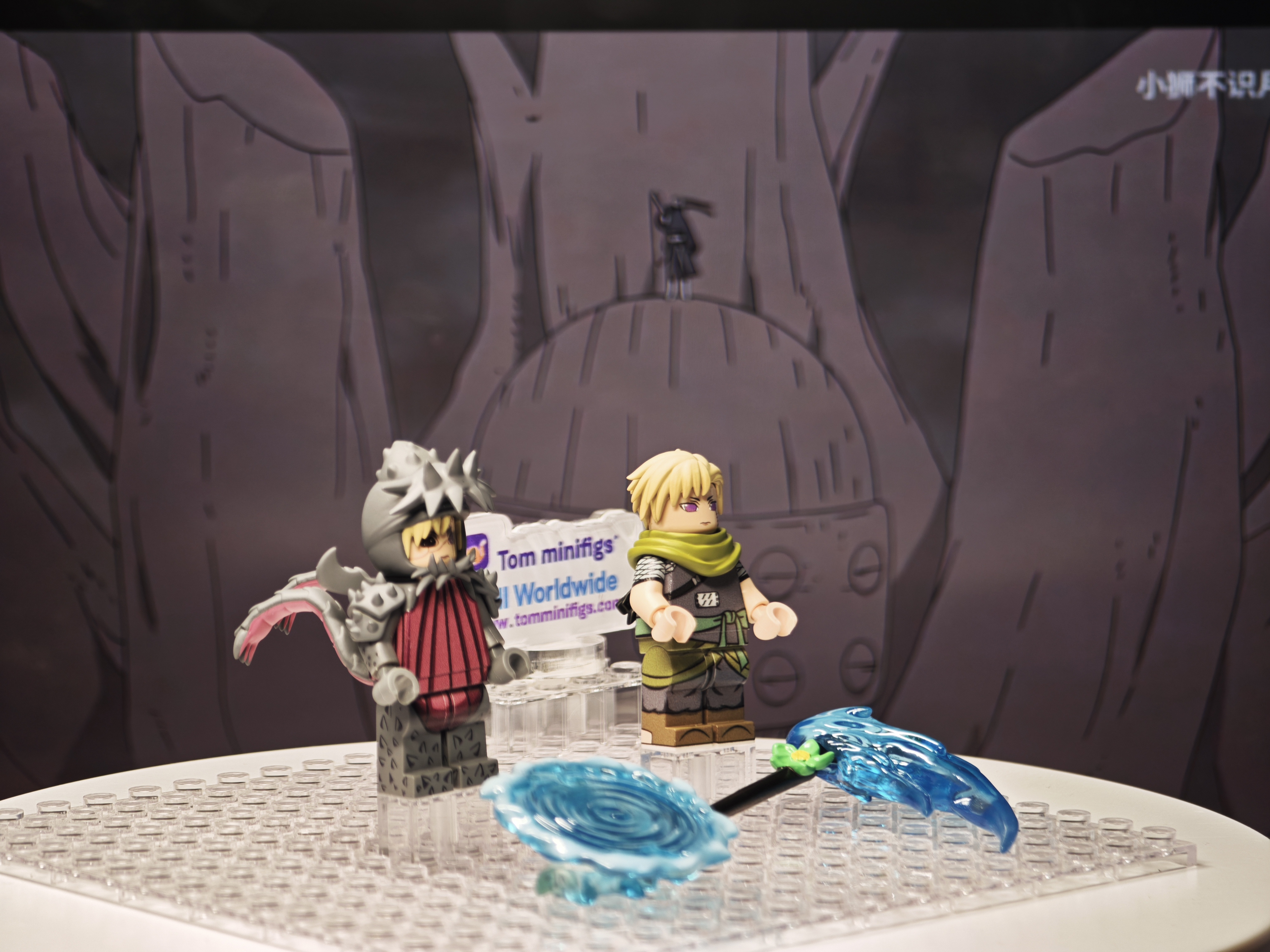 【Feelings】Three-Tails Double Figure Set 三尾矶抚 이소부【custom naruto minifigures】