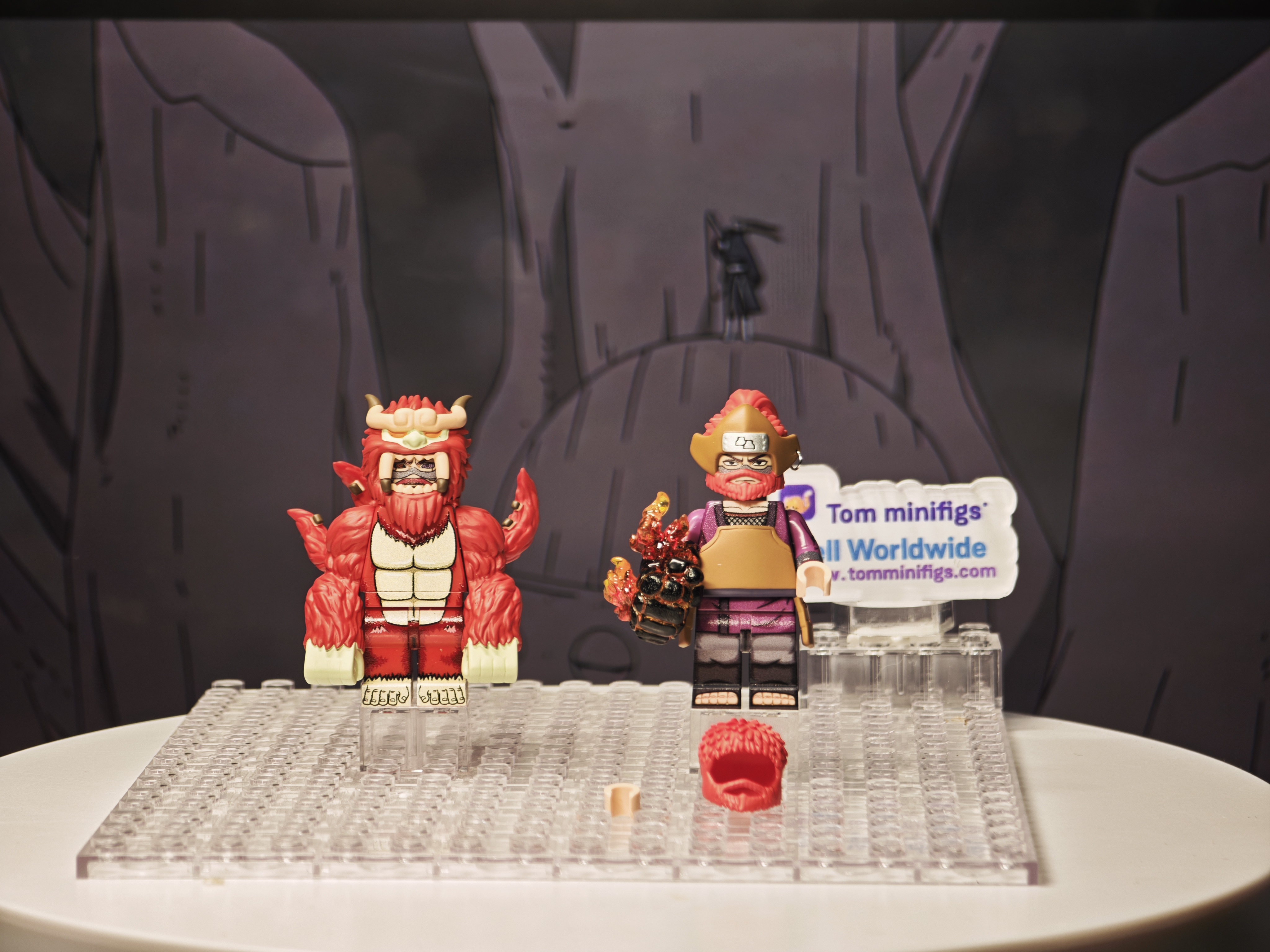 【FEELINGS】Four-Tails + Jinchuriki 四尾 + 人柱力 사미수 + 인주리키【Naruto Custom Minifigures】