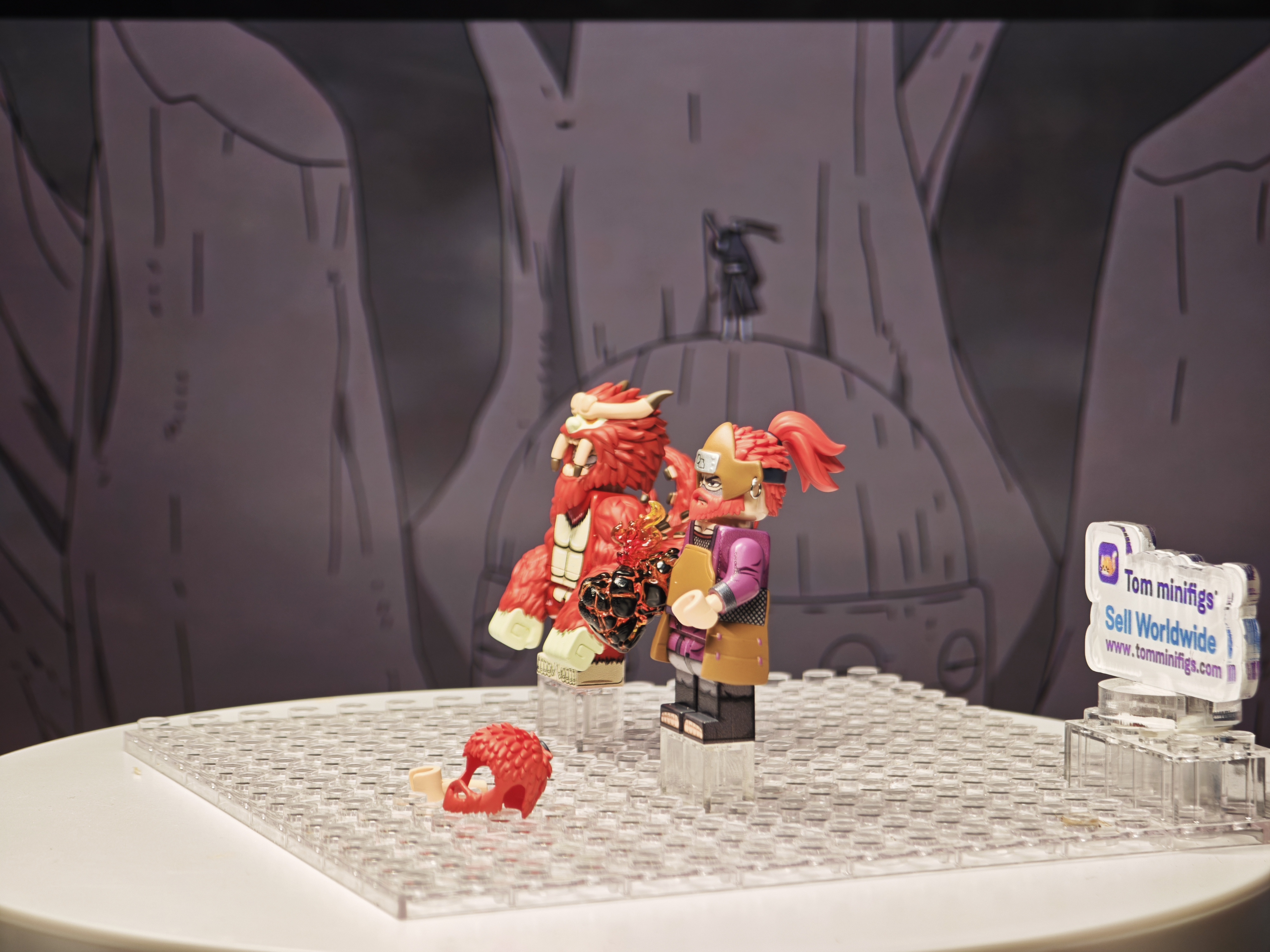 【FEELINGS】Four-Tails + Jinchuriki 四尾 + 人柱力 사미수 + 인주리키【Naruto Custom Minifigures】