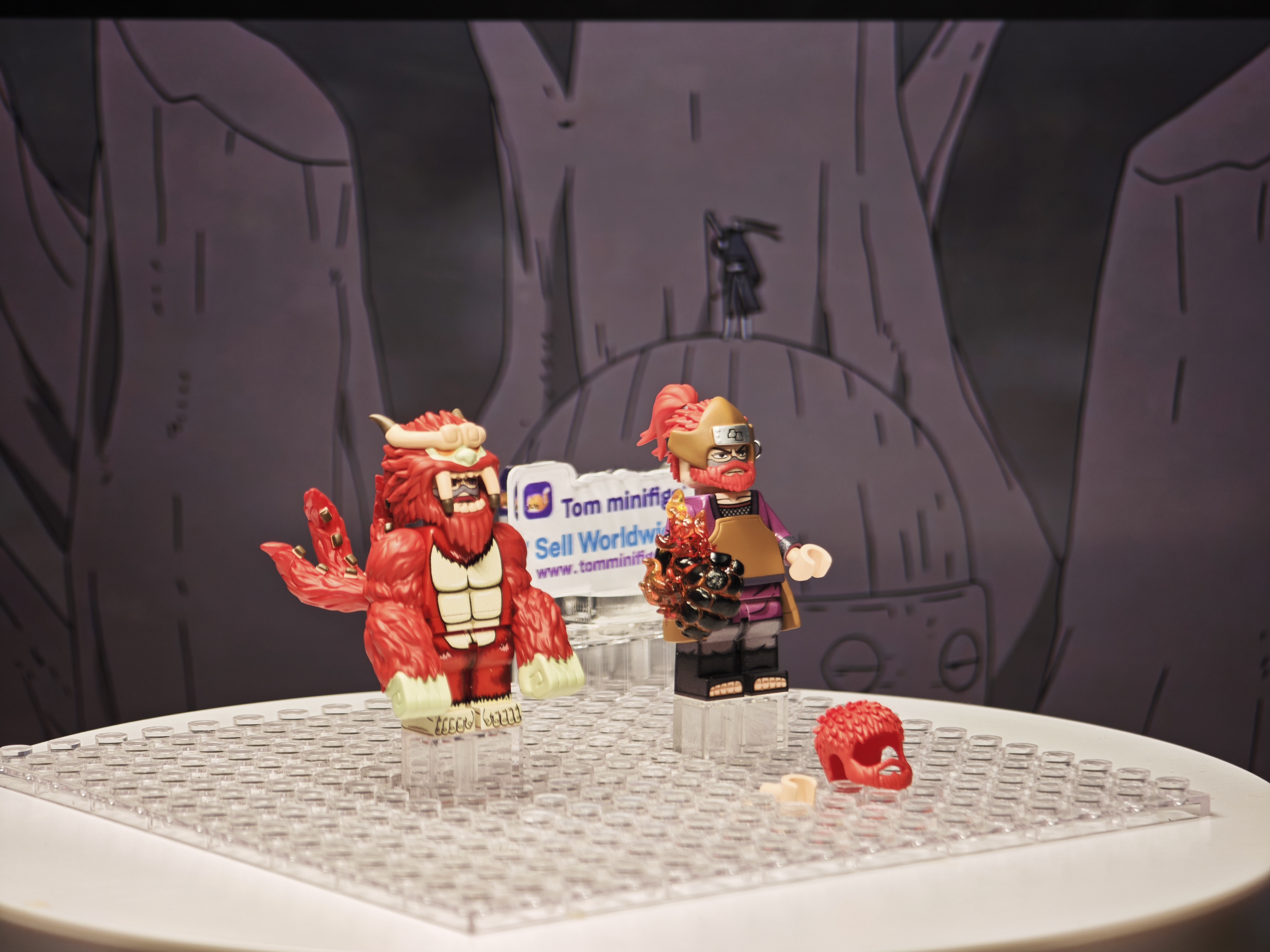 【FEELINGS】Four-Tails + Jinchuriki 四尾 + 人柱力 사미수 + 인주리키【Naruto Custom Minifigures】