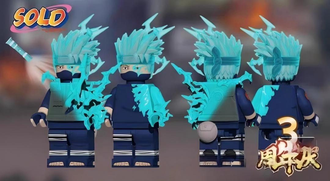 【Sold】Kakashi · Lightning Release Clone 卡卡西 카카시【naruto custom minifigures】
