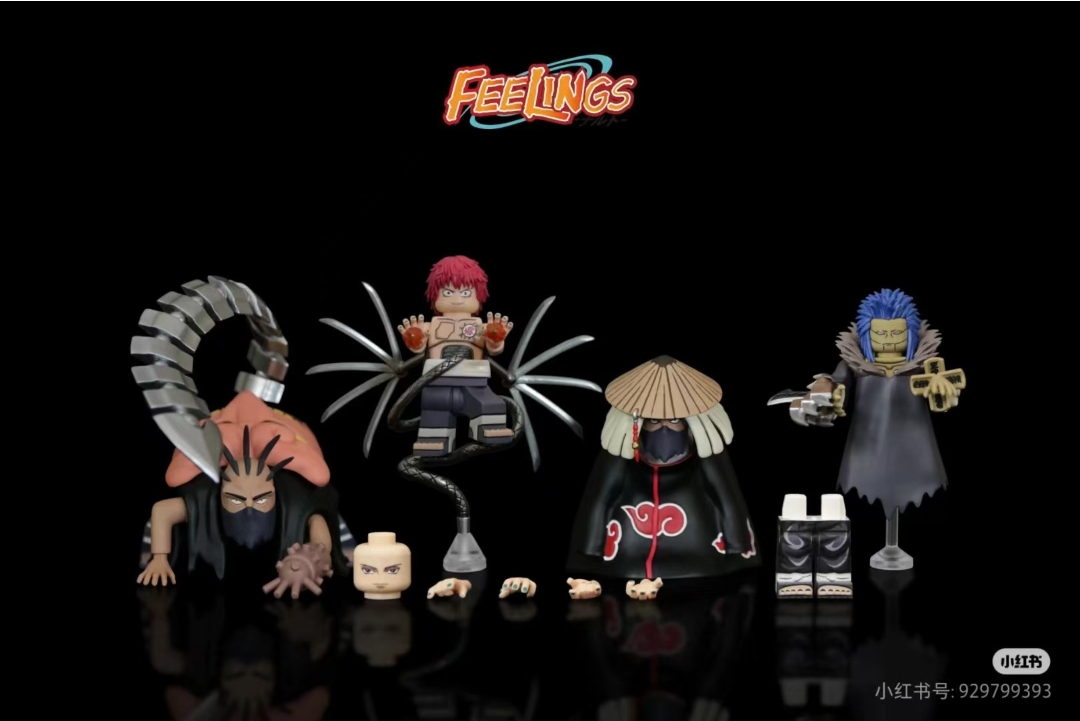 【Feelings】Sasori Complete Set 蠍 蝎 사소리【naruto custom minifigures】