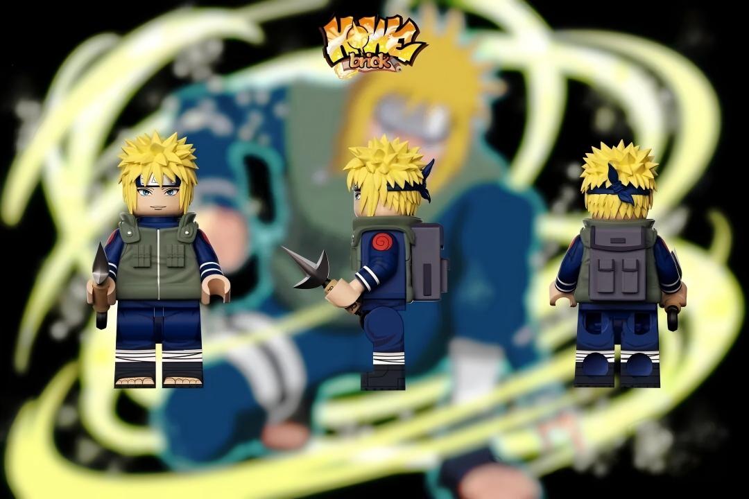 【HOWE】Minato Namikaze 水門 미나토【naruto custom minifigures】