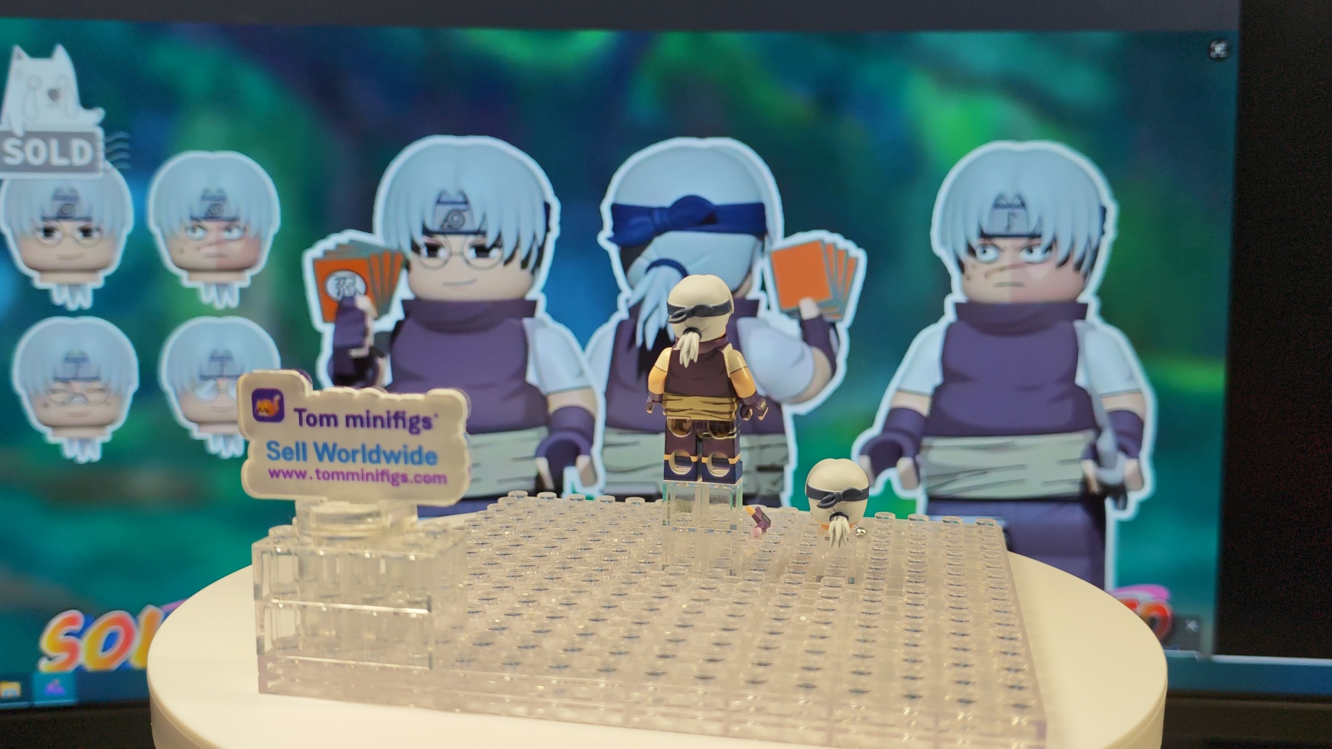 【naruto custom minifigures】【Preorder】【Sold】Kabuto Yakushi - Chūnin Exam 兜 가부토