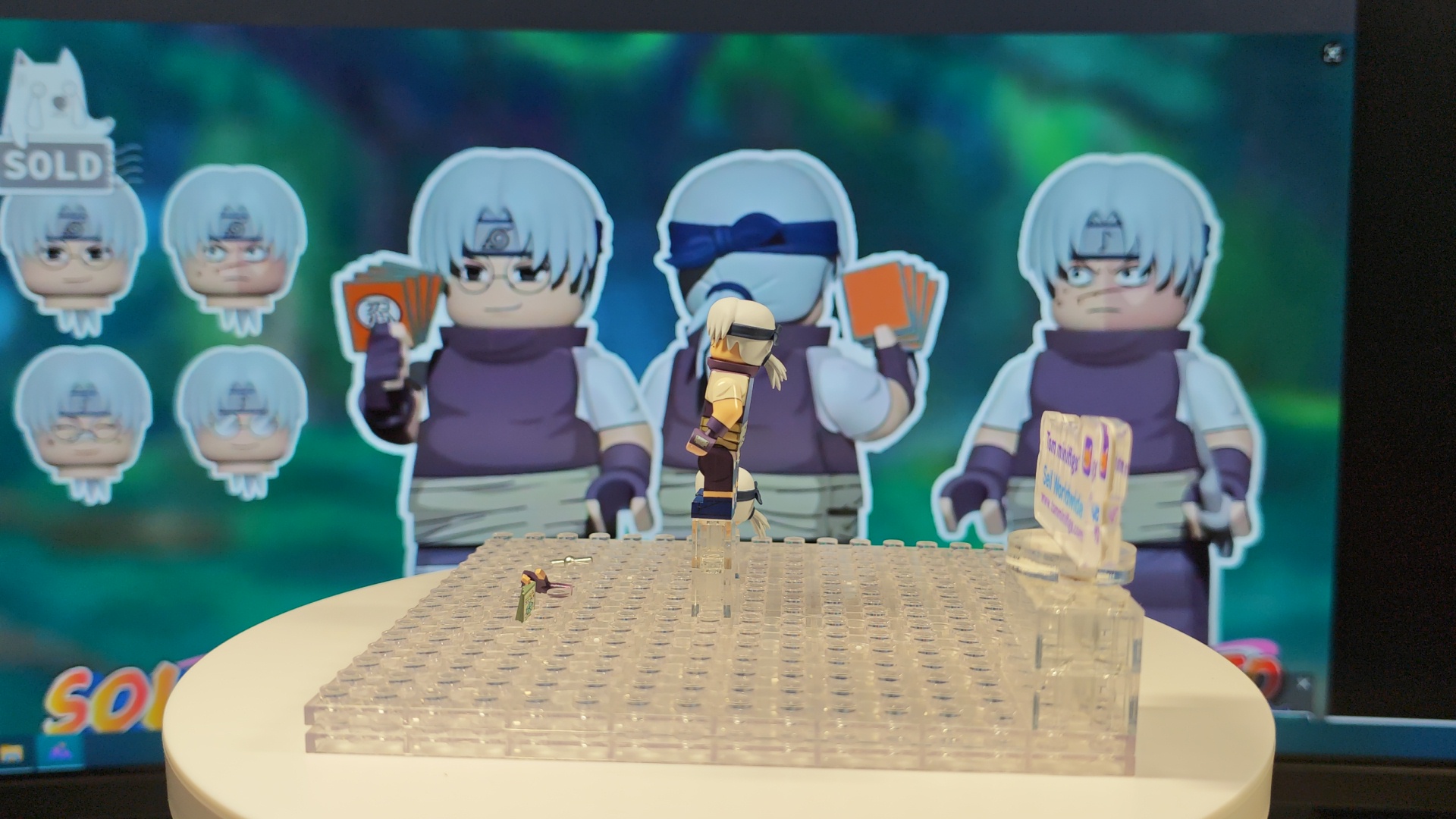 【naruto custom minifigures】【Preorder】【Sold】Kabuto Yakushi - Chūnin Exam 兜 가부토