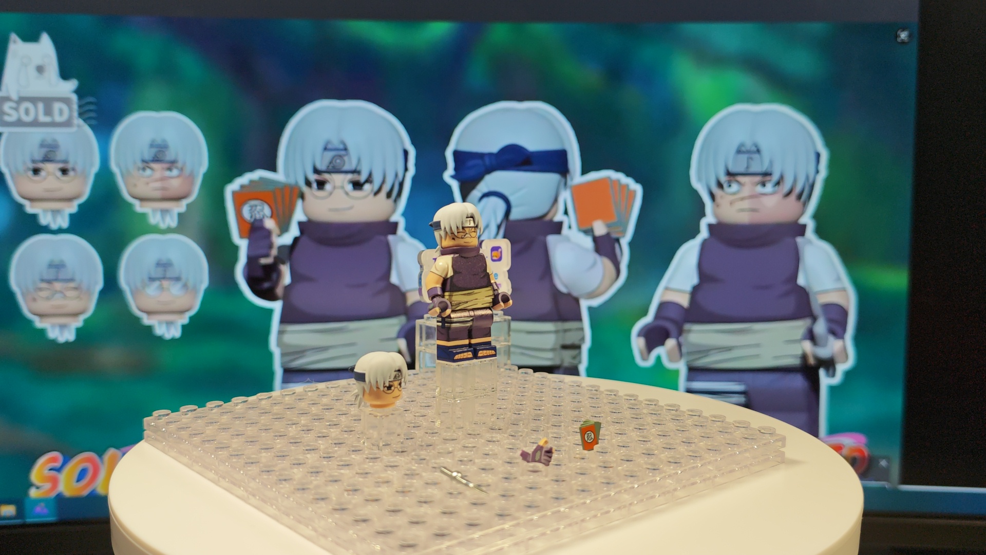 【naruto custom minifigures】【Preorder】【Sold】Kabuto Yakushi - Chūnin Exam 兜 가부토