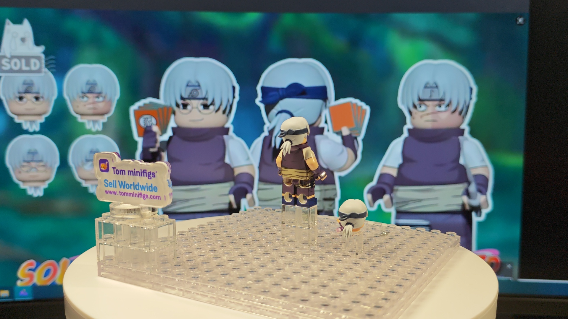 【naruto custom minifigures】【Preorder】【Sold】Kabuto Yakushi - Chūnin Exam 兜 가부토