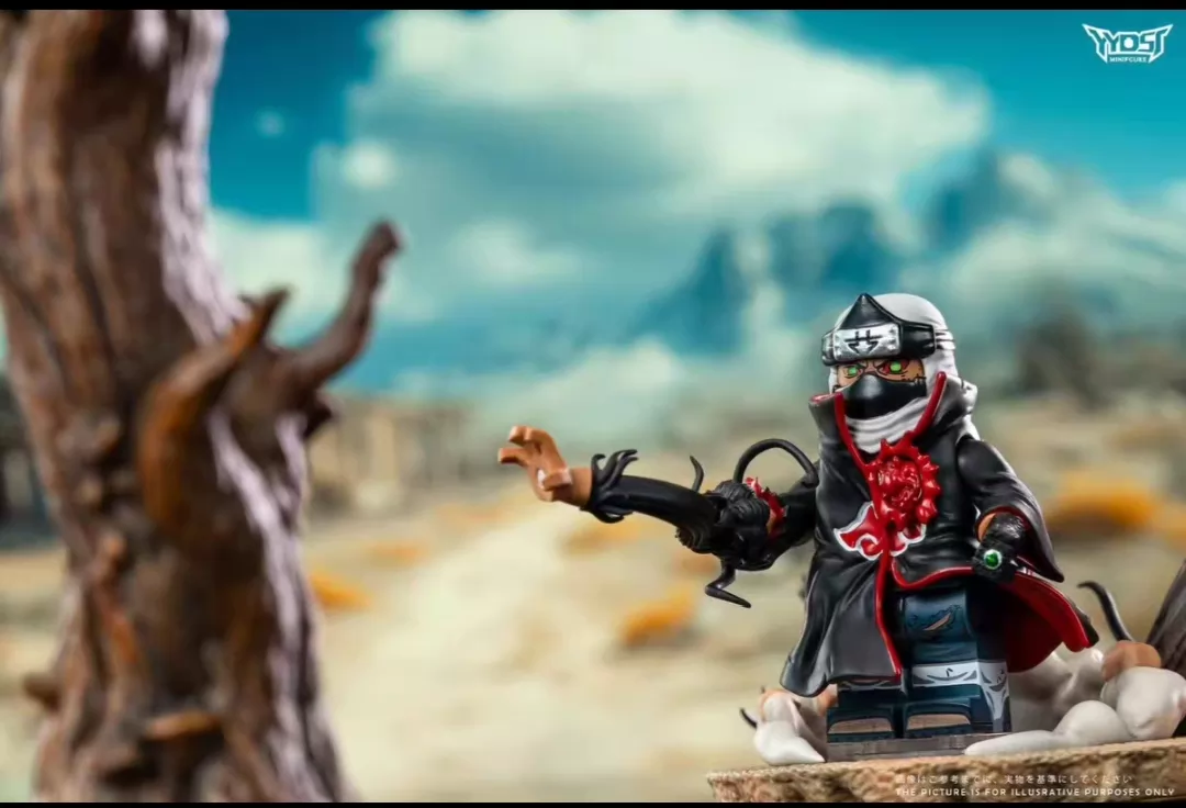 【THB-YYDSJ】Akatsuki Robe Kakuzu [Damaged Version] 曉袍角都【戰損】 아카츠키 로브 카쿠즈 [데미지 버전]【custom minifigures】