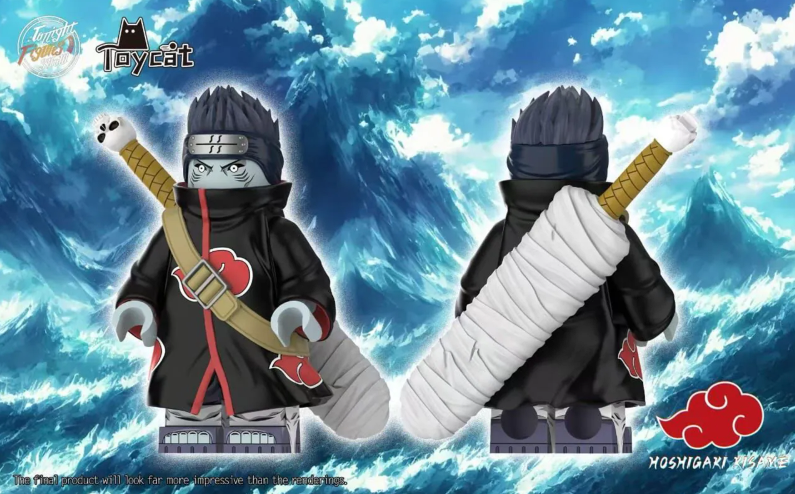 【TOYCAT】Kisame Hoshigaki 乾柿鬼鮫 호시가키 키사메 【NARUTO custom minifigures】