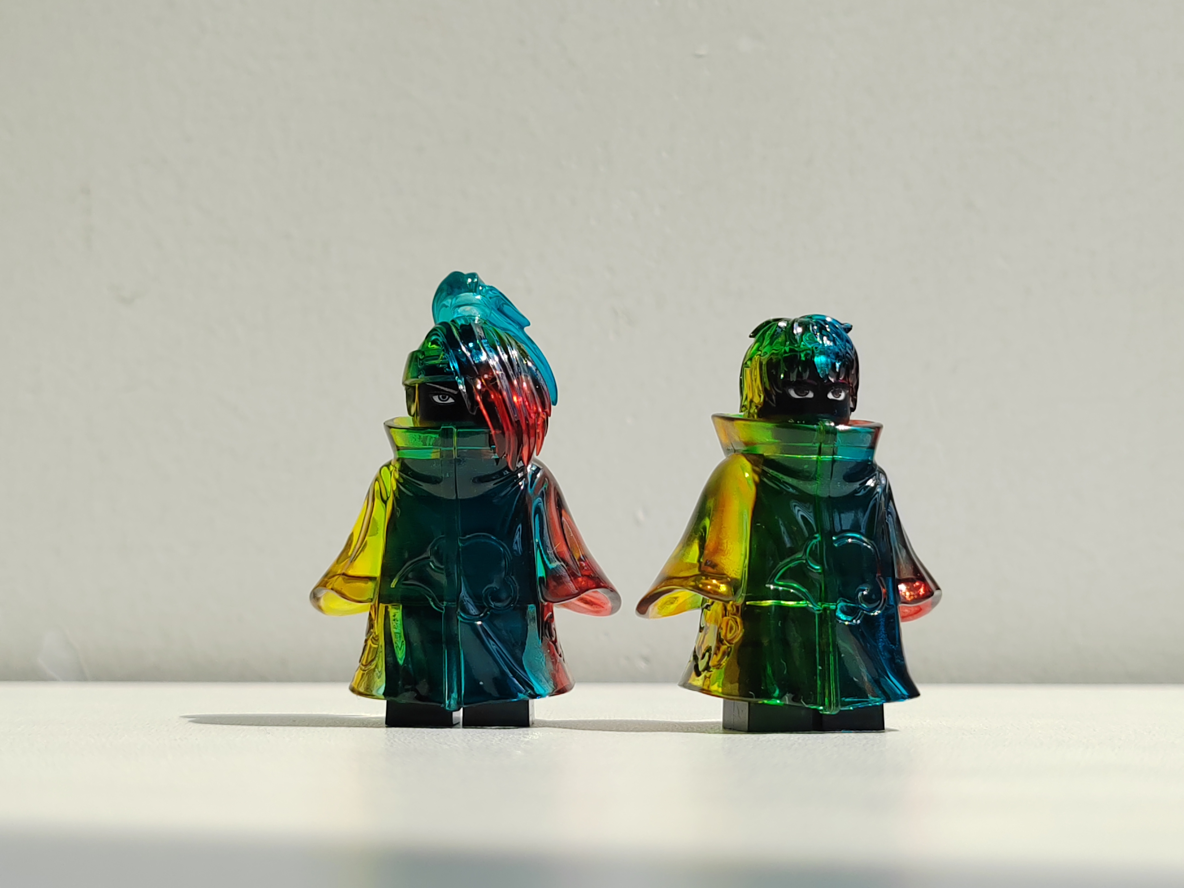 【Minifigs.Factory】Akatsuki (11 Members)【Colorful Transparent Version】 曉組織（11 人）【彩色透明版】 아카츠키 (11명)【다채로운 투명 버전】 【custom minifigures】