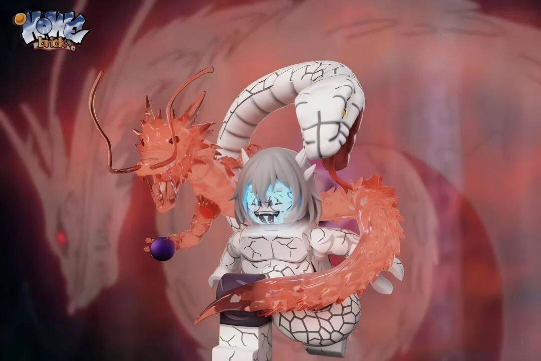 【HOWE】Naruto: Kabuto Yakushi Sage Mode/Hooded Version [Complete Set] 兜 가부토【naruto custom minifigures】
