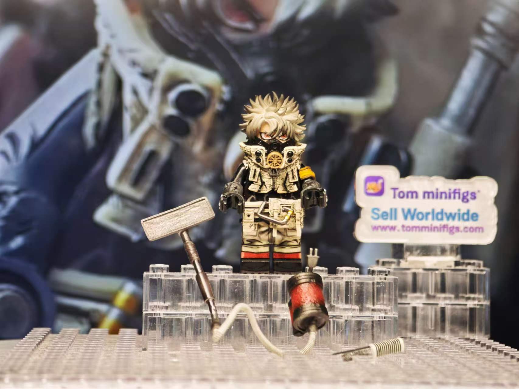 【Cat Brick】Gachiakuta: Rudo v2 廢淵戰鬼 路德 v2 가치아쿠타 루도 v2 【GACHIAKUTA custom minifigures】