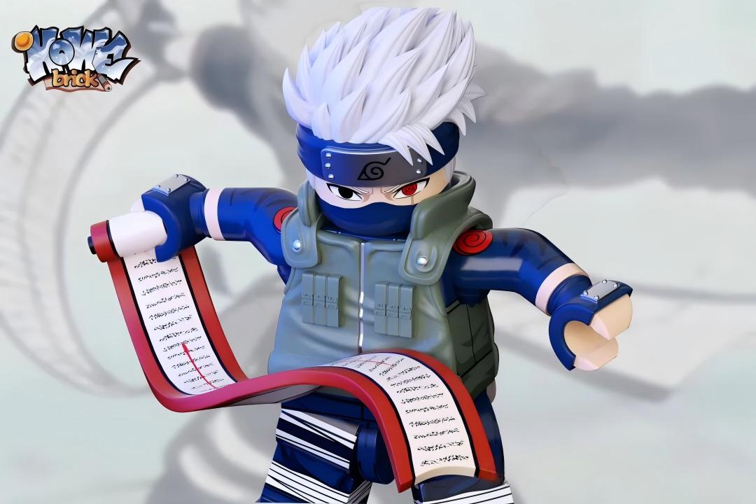 【HOWE】Kakashi: Mission Robe + Battle Form 卡卡西：任務袍 + 戰鬥狀態 카카시: 미션 로브 + 전투 형태【naruto custom minifigures】