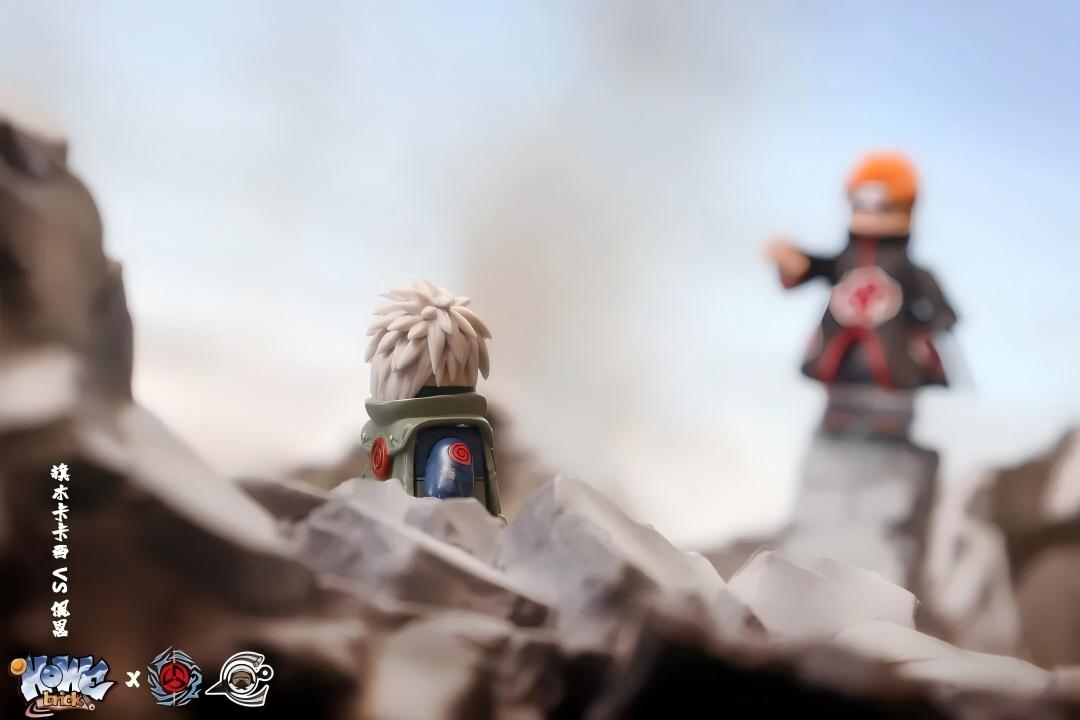 【HOWE】Kakashi: Mission Robe + Battle Form 卡卡西：任務袍 + 戰鬥狀態 카카시: 미션 로브 + 전투 형태【naruto custom minifigures】