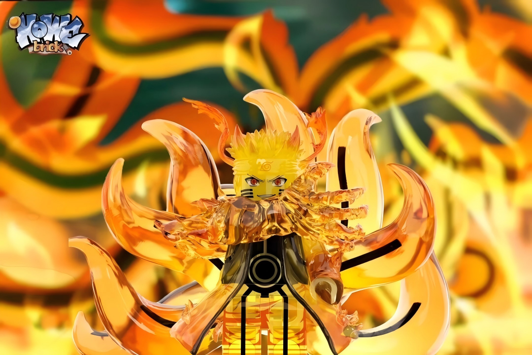 【HOWE】 Kurama / Nine-Tails Naruto (Transparent Version) 鳴人 나루토【naruto custom minifigures】