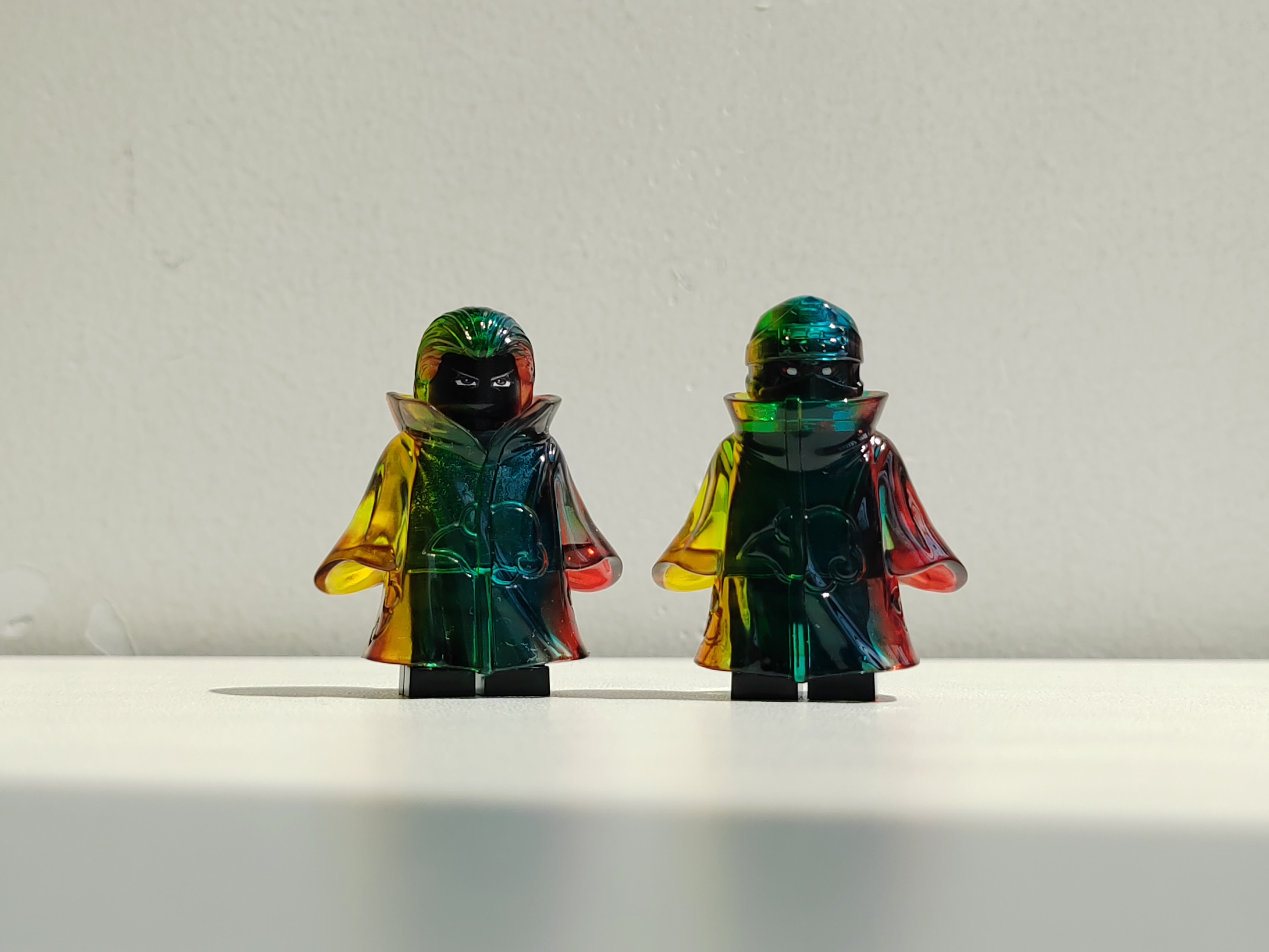 【Minifigs.Factory】Akatsuki (11 Members)【Colorful Transparent Version】 曉組織（11 人）【彩色透明版】 아카츠키 (11명)【다채로운 투명 버전】 【custom minifigures】