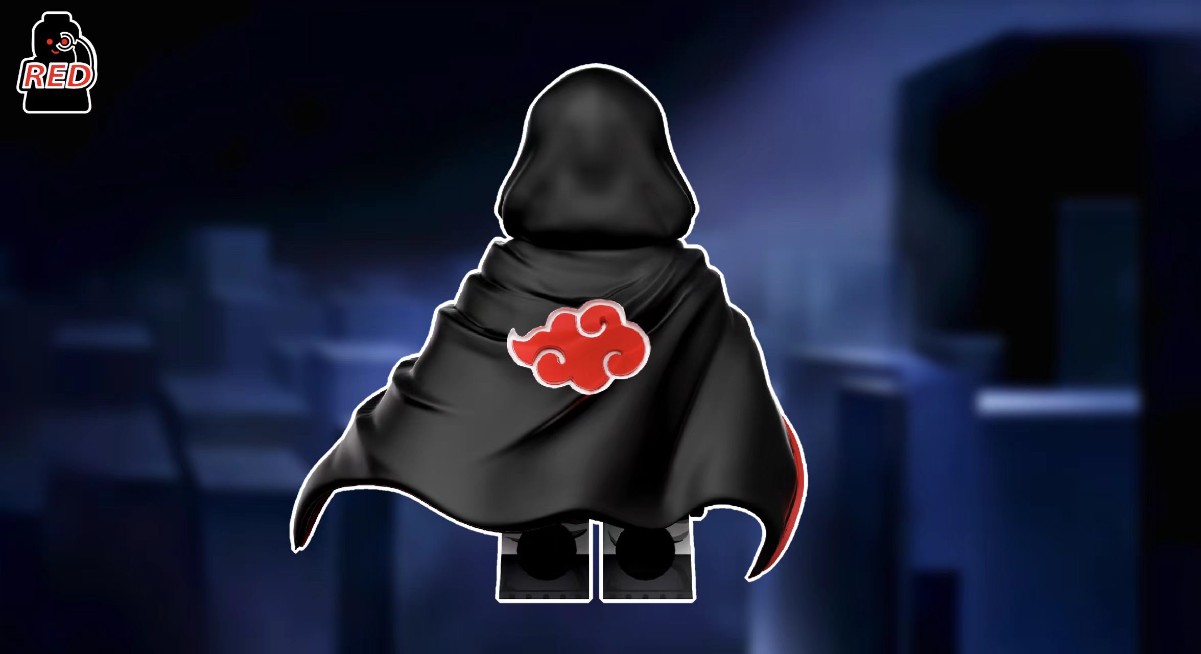 【Red】Tobi (Eye Behind the Scenes)飛飛【幕後之眼】 토비 [배후의 눈]【naruto custom minifigures】