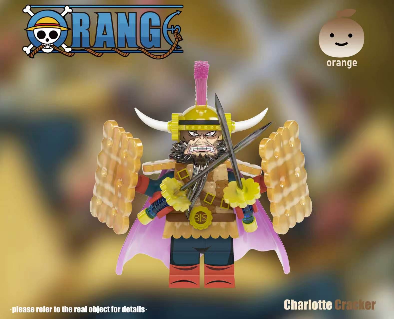【Preorder】【Orange】Charlotte Cracker - Biscuit Warriors Troop 夏洛特・克力架 - 餅乾兵團 샬럿 크래커 - 비스킷 전사 부대 【custom minifigures】