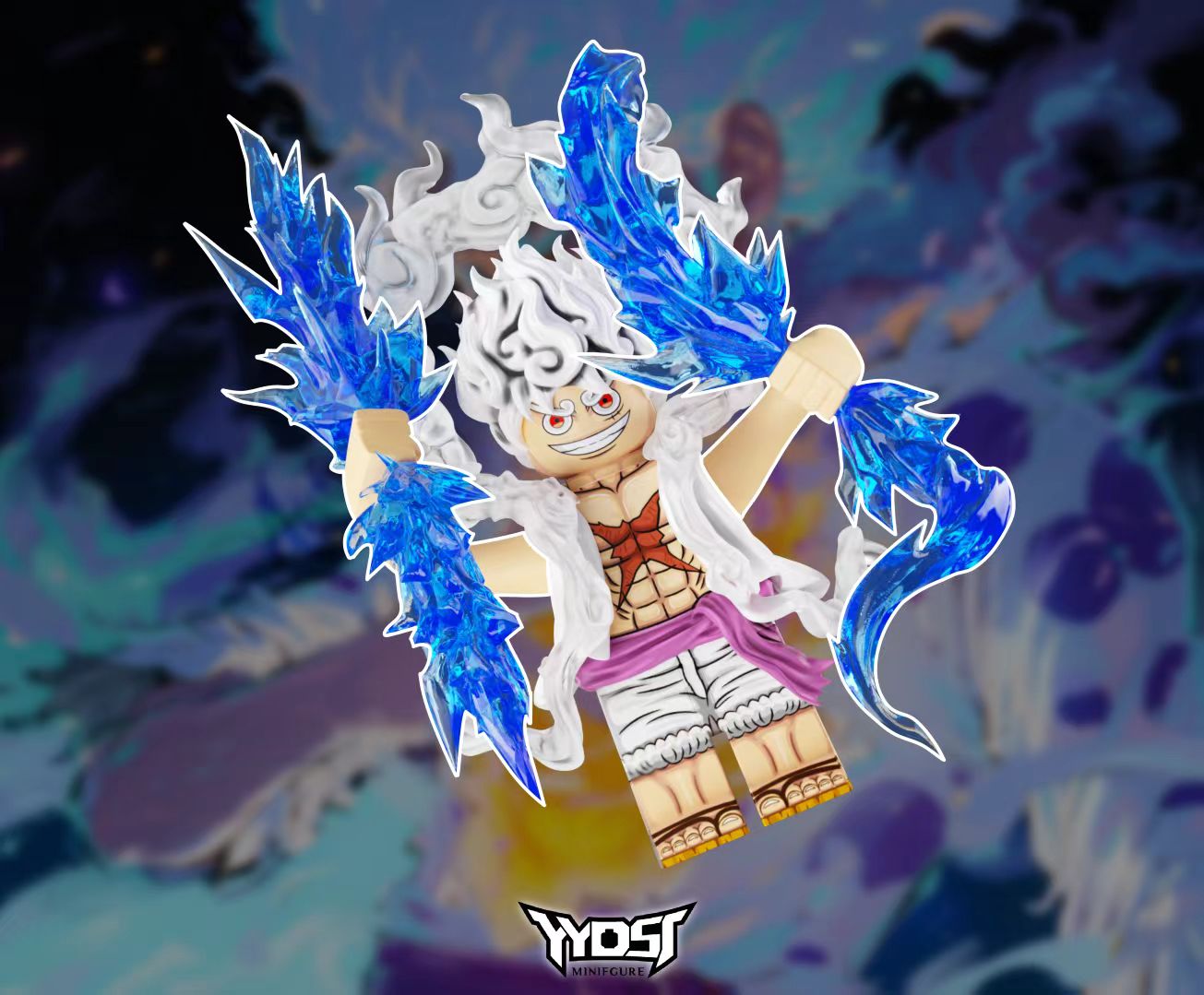 【Preorder】【THB-YYDSJ】Luffy - Nika (Complete Full Set) 尼卡魯夫 니카 루피【One Piece custom minifigures】