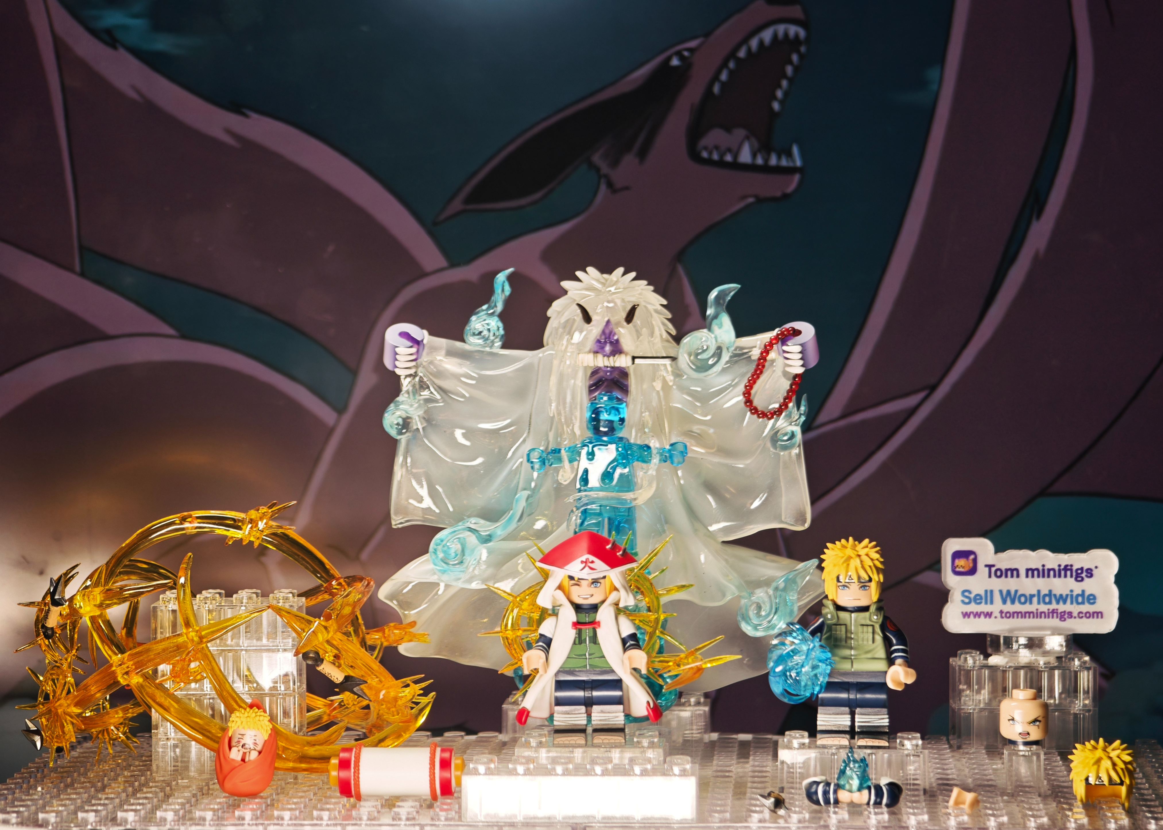 【HOWE】Minato Namikaze 水門 미나토【naruto custom minifigures】