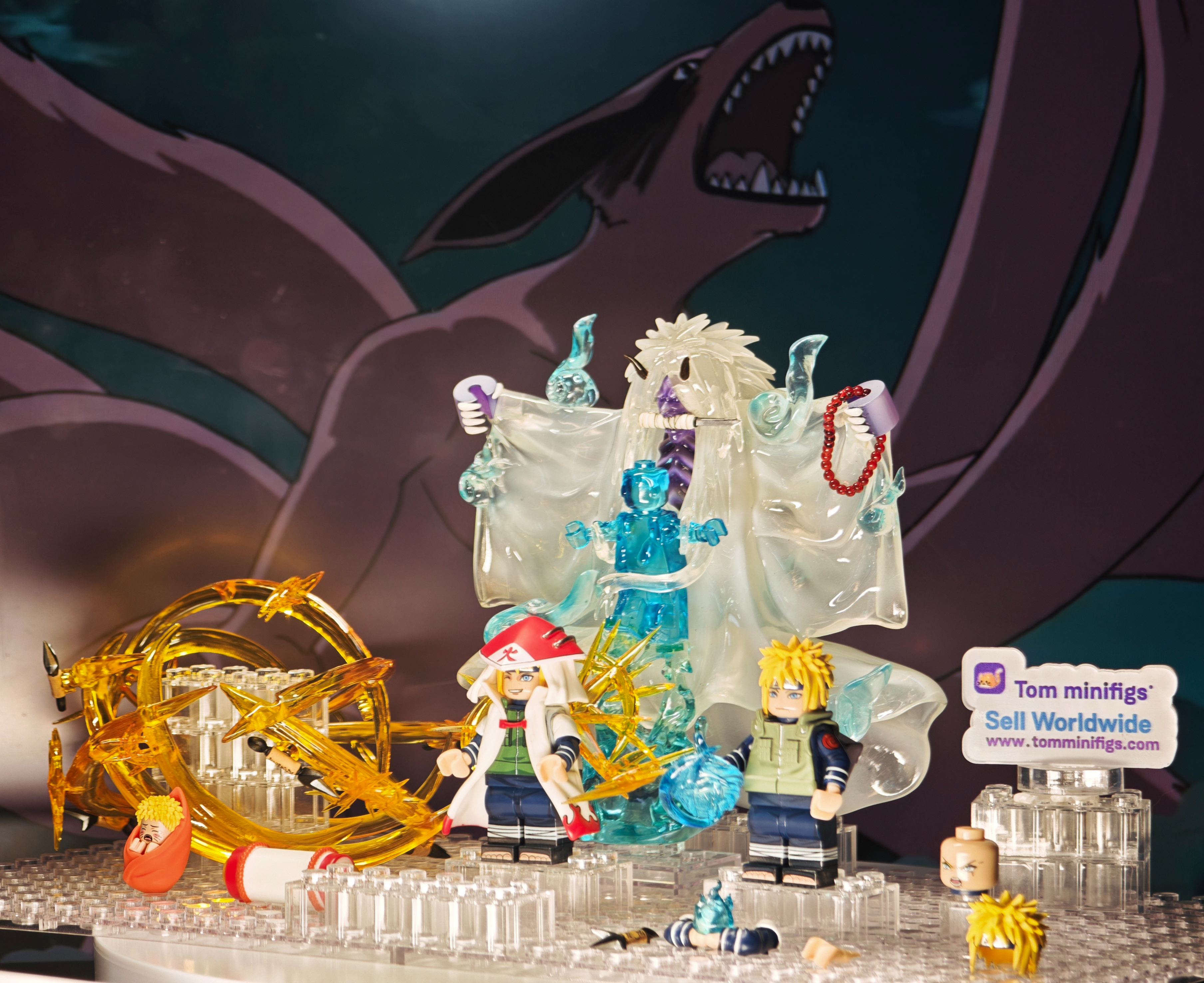 【HOWE】Minato Namikaze 水門 미나토【naruto custom minifigures】