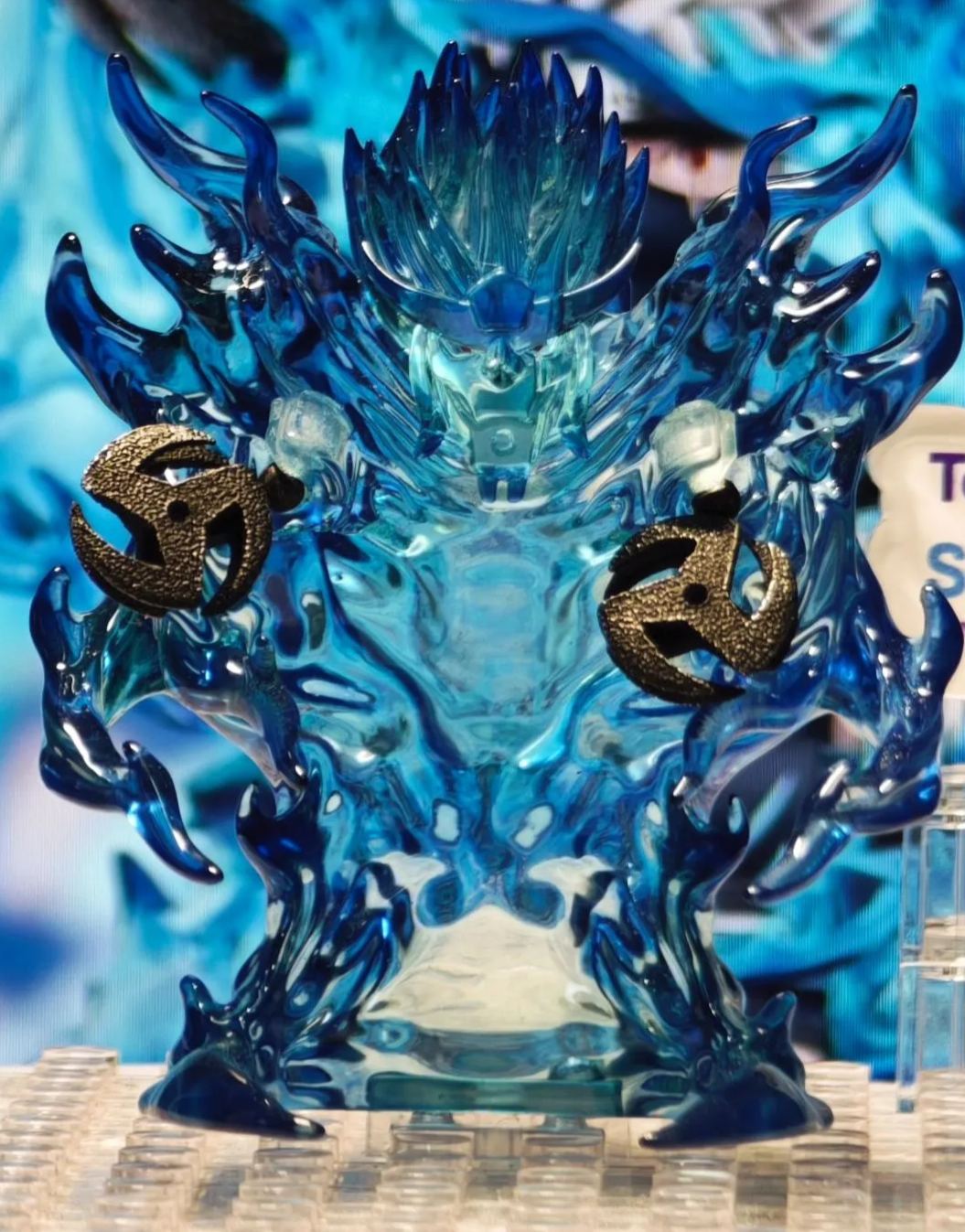 【HOWE】 Susanoo Phantom Bright Blue Base Skeleton 須佐能乎幽玄青骨架底座 스사노오 팬텀 브라이트 블루 베이스 스켈레톤【naruto custom minifigures】