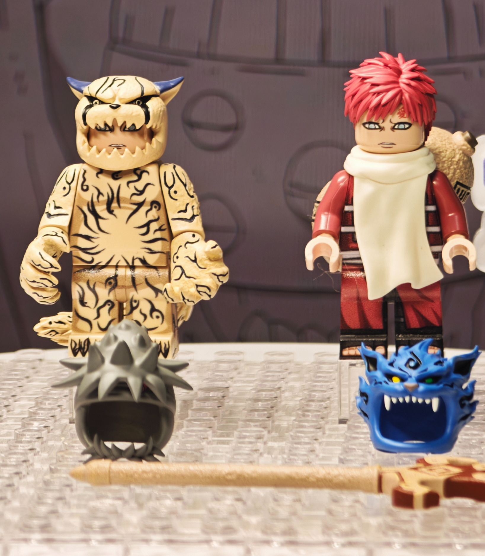 【FEELINGS】One-Tail + Jinchuriki (Gaara) 一尾 + 人柱力（我愛羅） 일미수 + 인주리키 (가라)【Naruto Custom Minifigures】