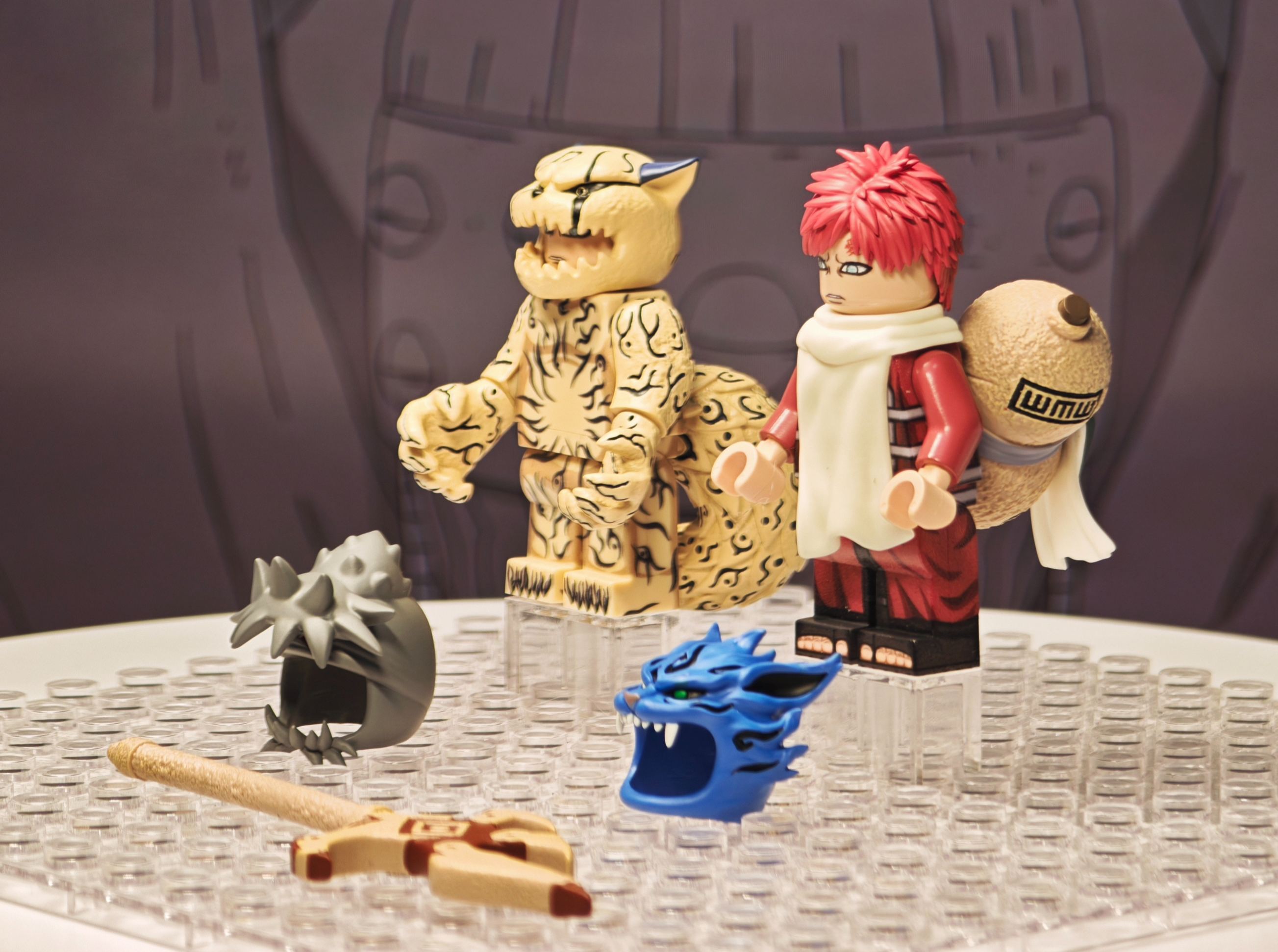 【FEELINGS】One-Tail + Jinchuriki (Gaara) 一尾 + 人柱力（我愛羅） 일미수 + 인주리키 (가라)【Naruto Custom Minifigures】