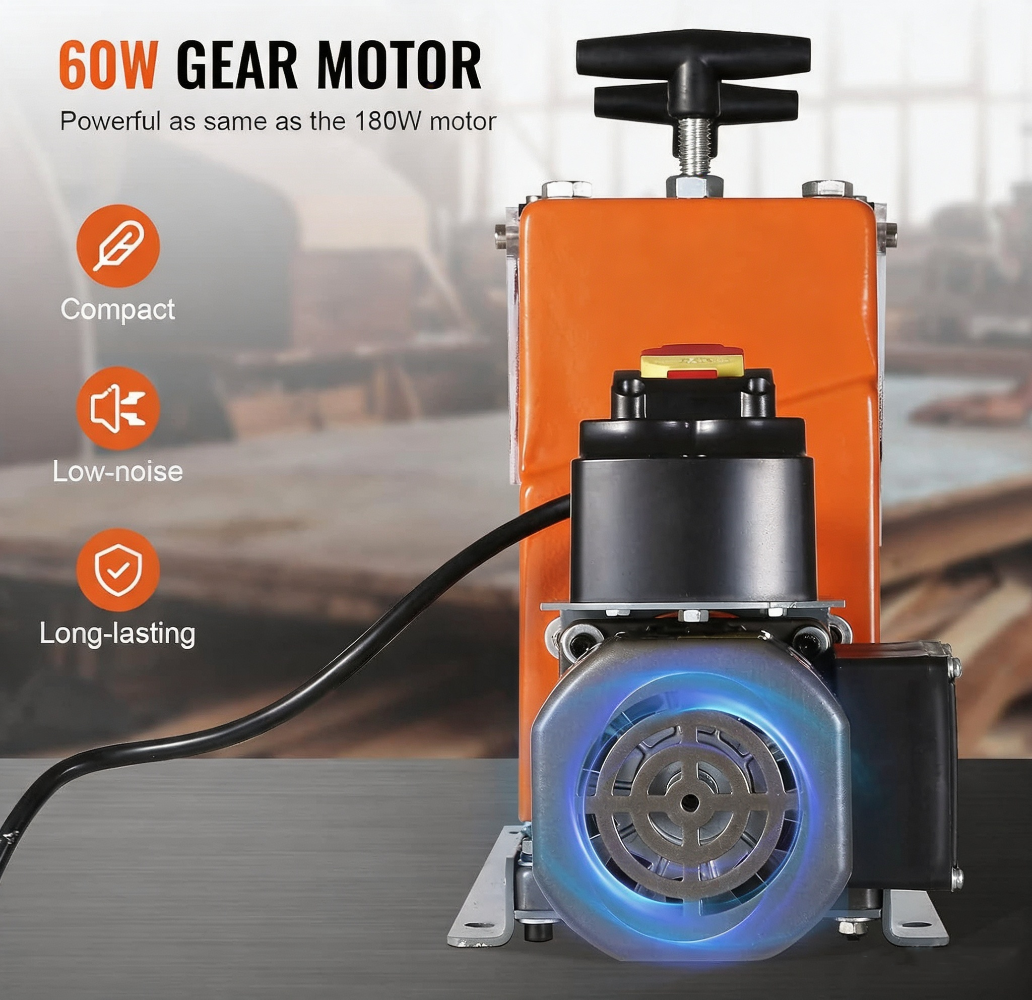 VEVOR Electric Wire Stripping Machine 0.06"-0.98" Automatic Wire Stripper | 60W Copper Cable Stripper with 7 Channels, Transparent Cover, Adjustable Knob, for Wire Stripping Scrap Copper Recycling