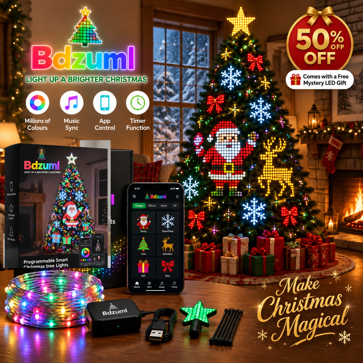Whzyxd™ — Christmas Tree LED Lights