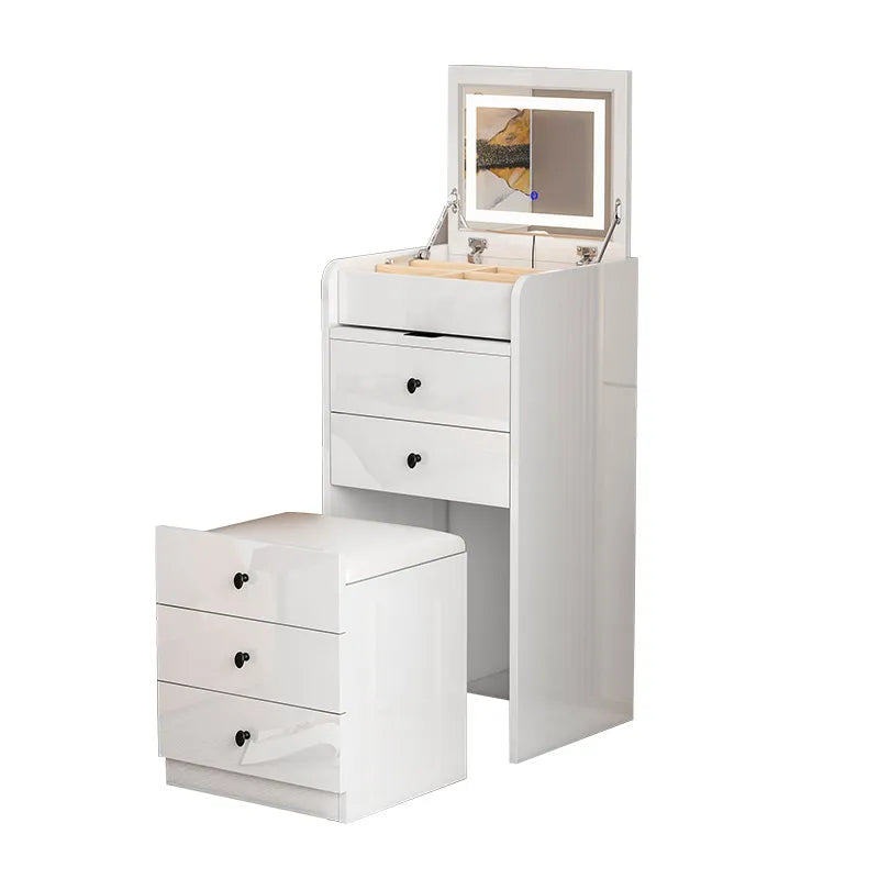 Modern Vanity Desk Set with Mirror