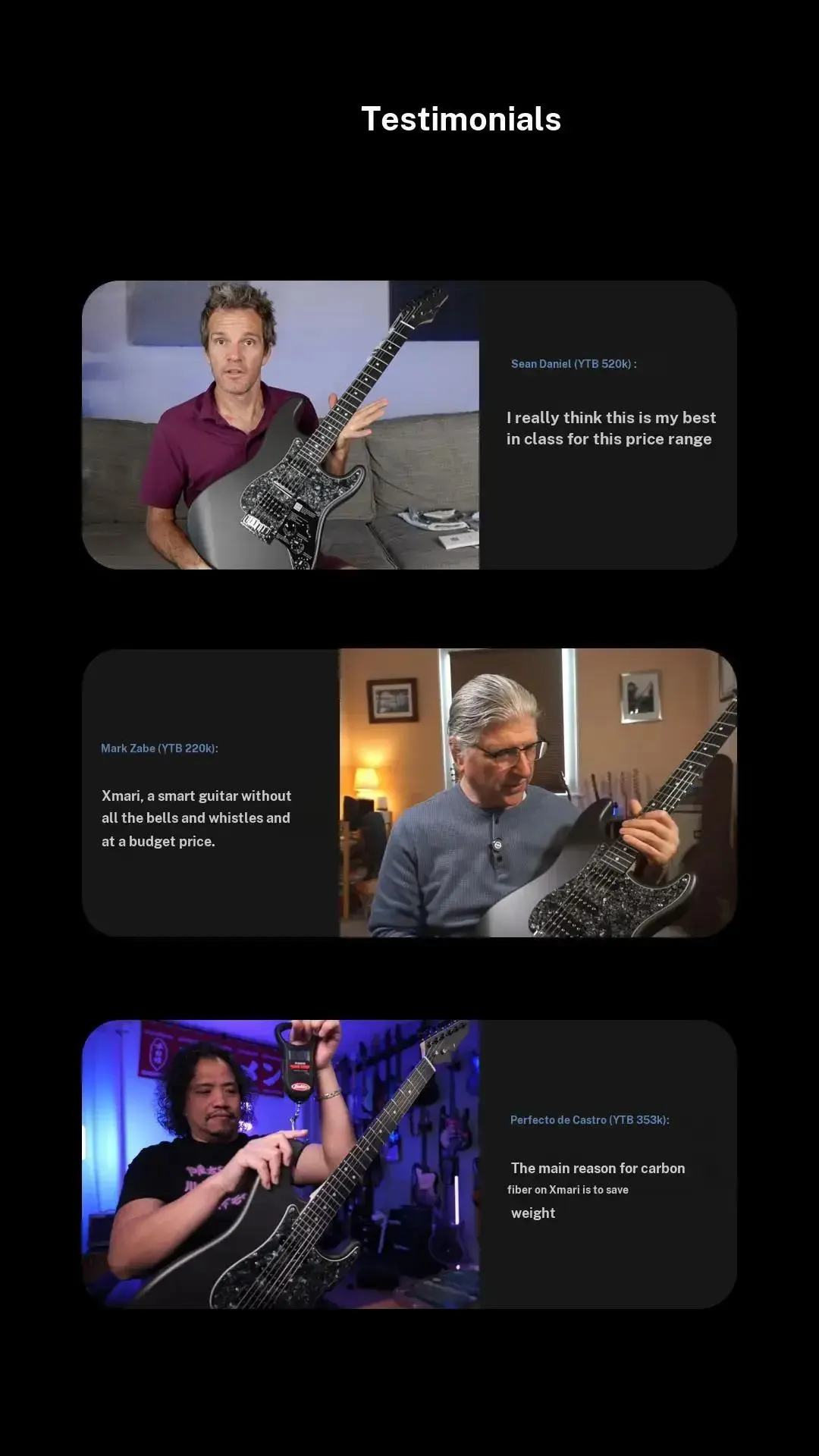 【Zero Gear Rocker】Xmari Smart Electric Guitar with DSP Effects, 4 Presets, USB C OTG Recording, Headphone Output, Alnico Pickups w/Coil Split, Carbon Fiber Body Gig Bag Strap Cable & Picks【no built in amp】24 Hour Shipping 2 Year Warranty #SohoChic