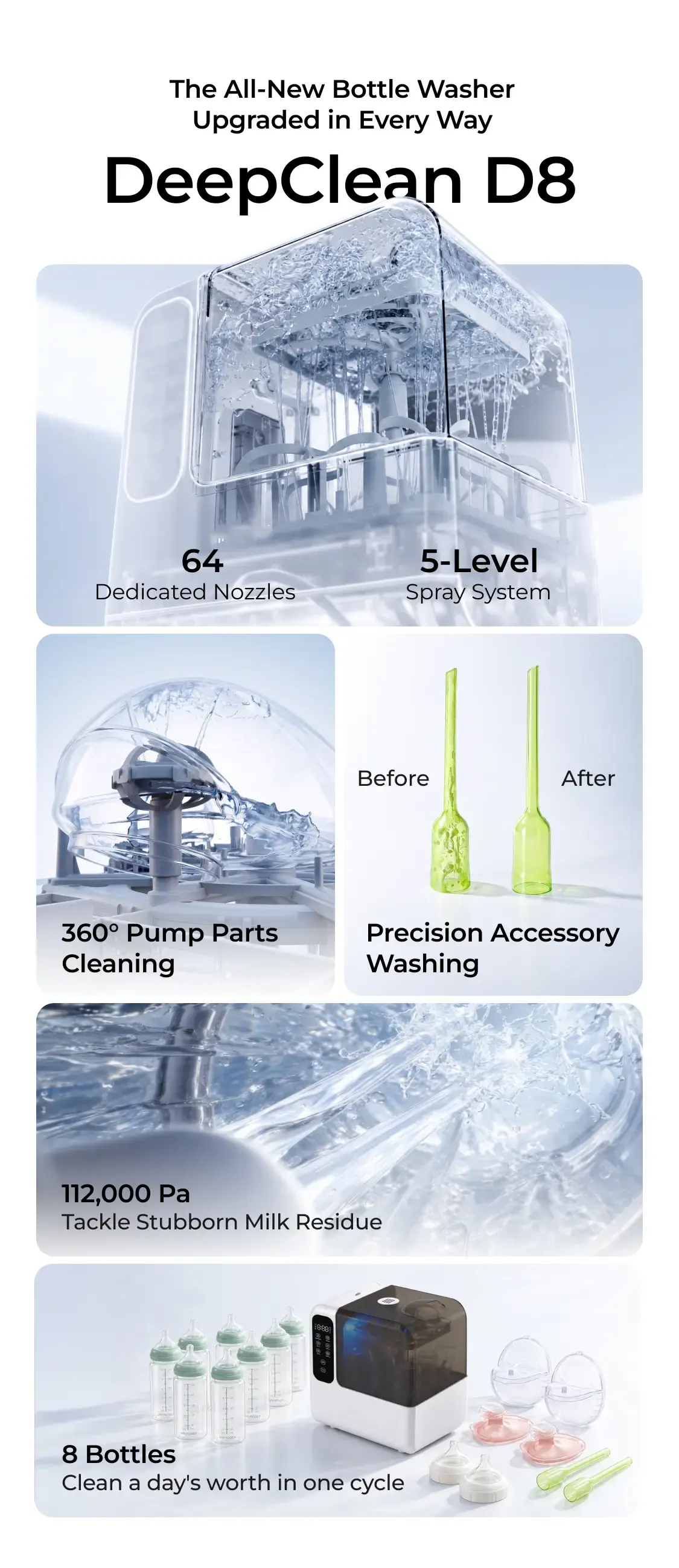 DeepClean D8 Bottle Washer