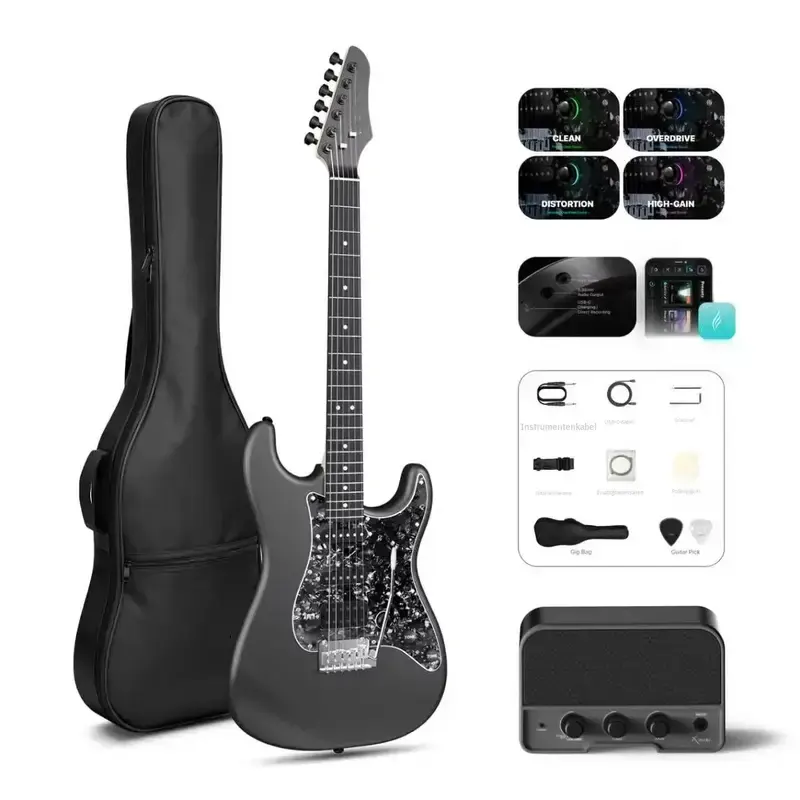 Zero-Gear Rocker Xmari Electric Guitar with DSP Effects