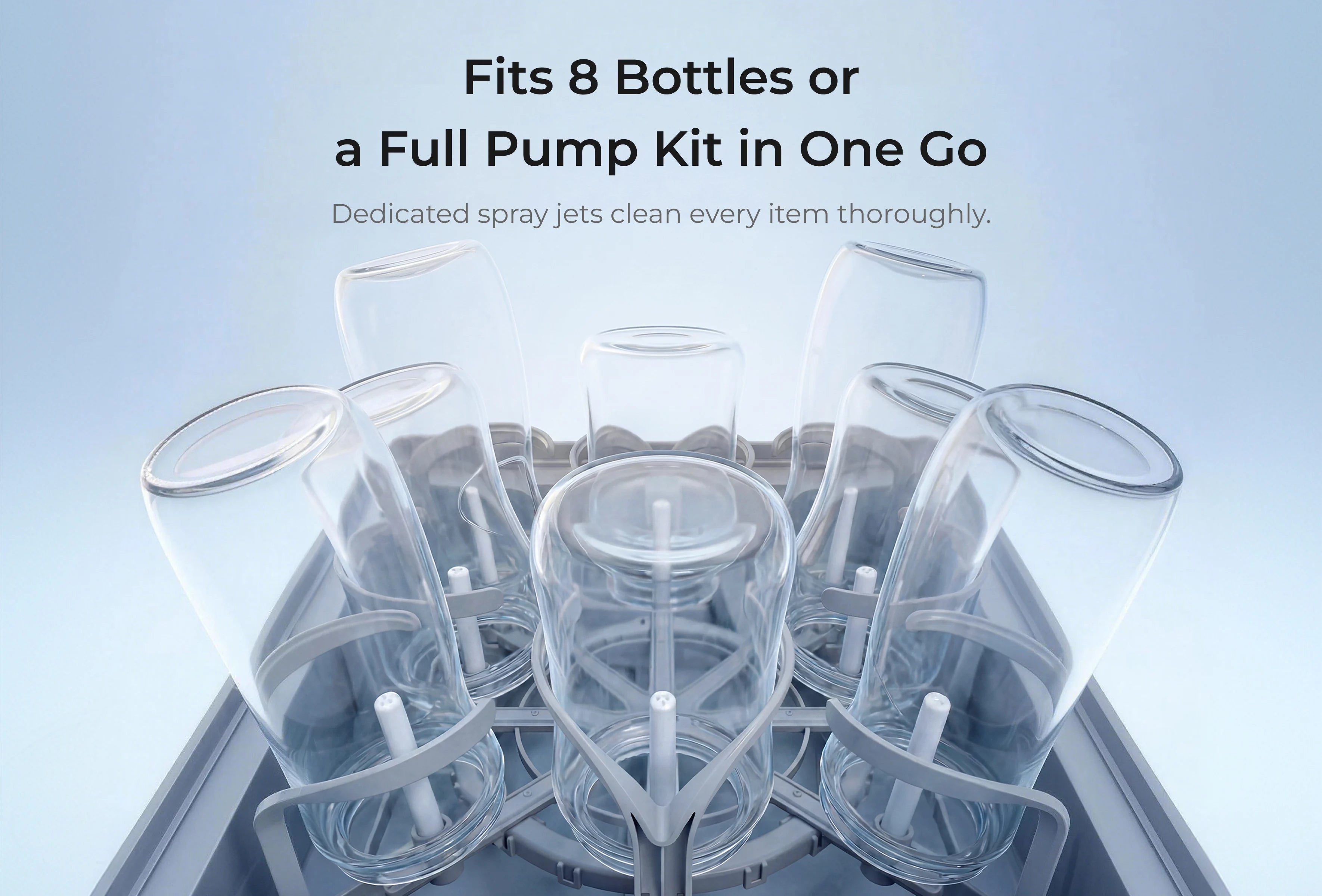 New Momcozy DeepClean Baby Bottle Washer and Sterilizer (D8)