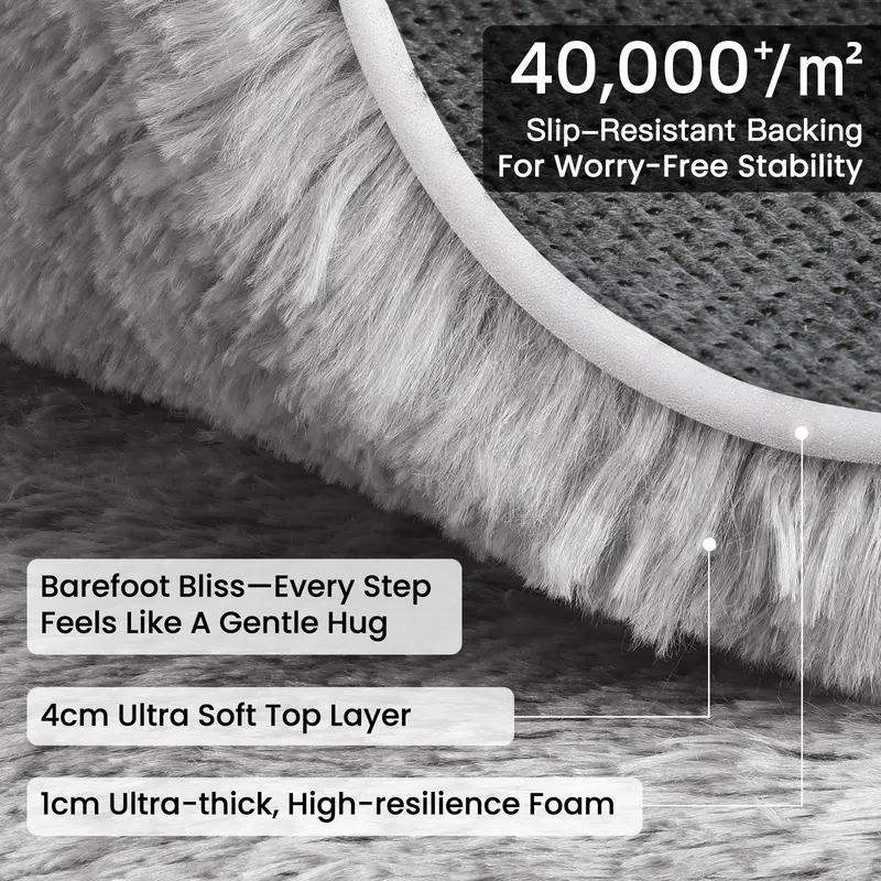 FAMVAL Fluffy Area Rug for Living Room Bedroom