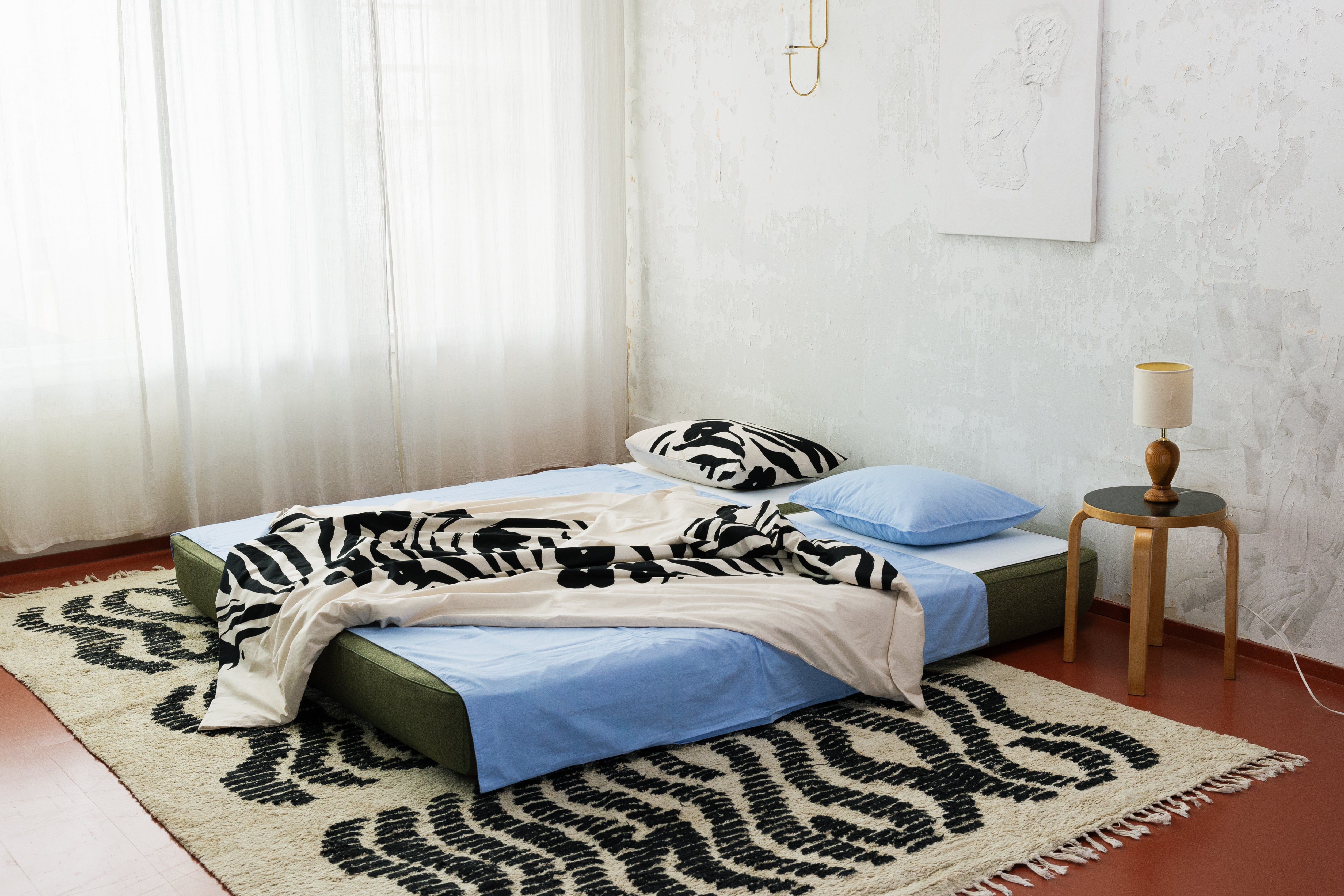 Whzyxd King bed mode open olive green