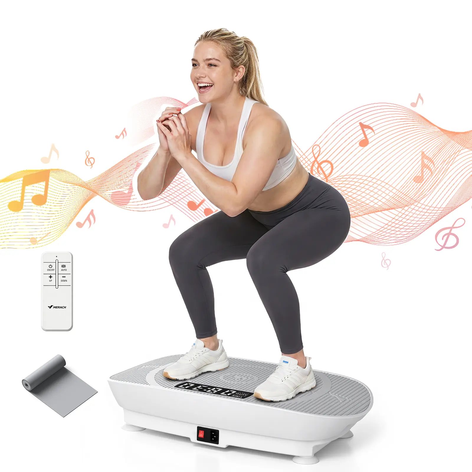 Merach Vibration Plate Exercise Machine for Home Gym