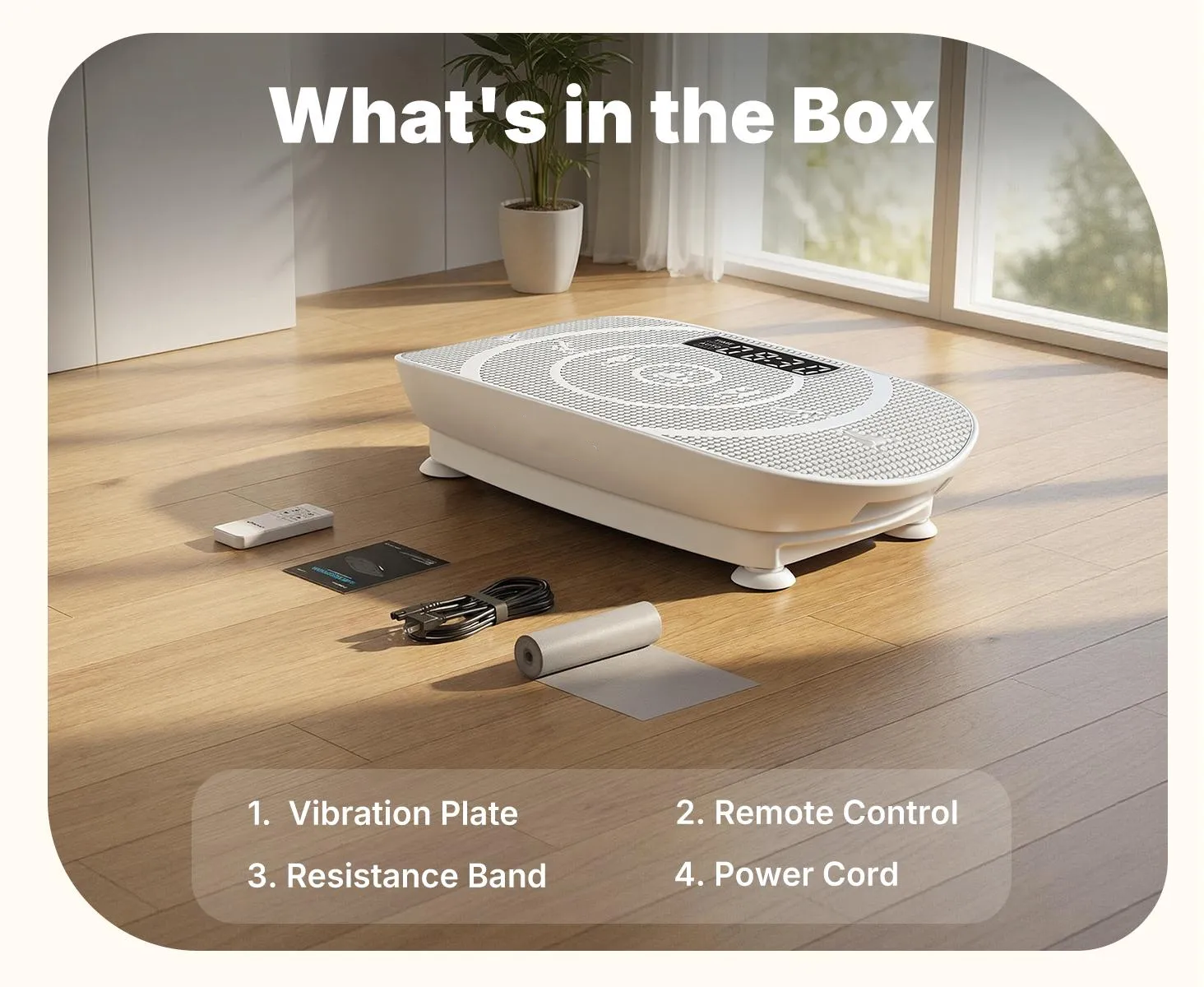Merach Vibration Plate Exercise Machine, Compact Design with Lymphatic Drainage, High Frequency for Low Impact Full Body Workout, 400Lbs Capacity for Home Gym Workout Equipment Summervibes