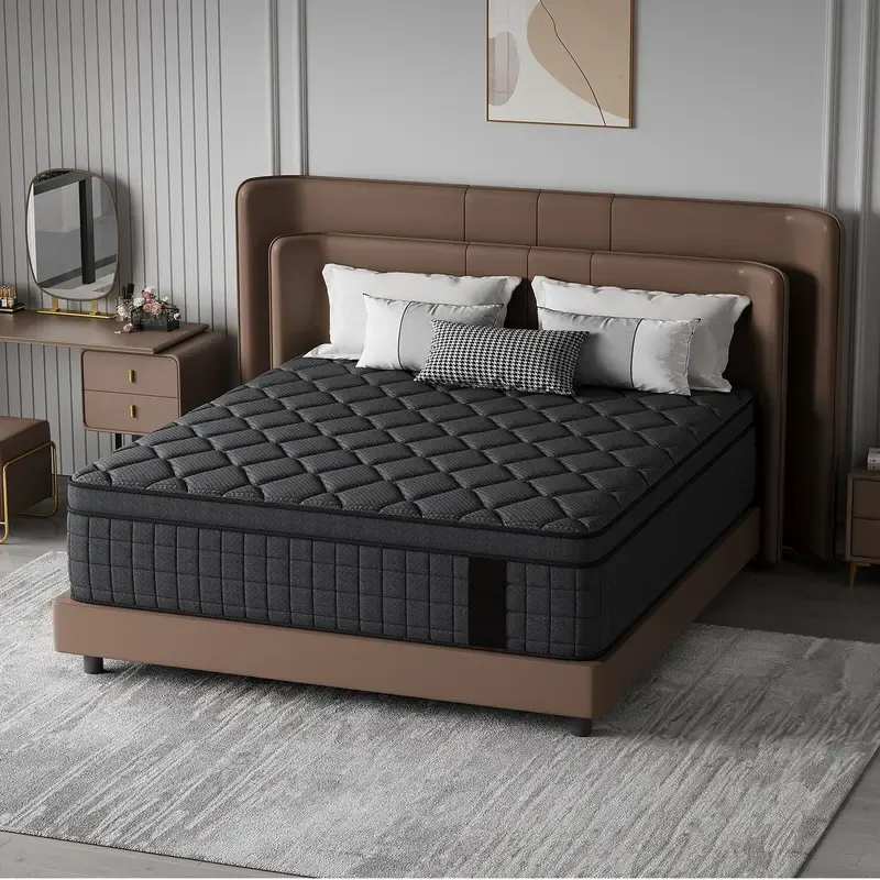 Hybrid Mattress with Memory Foam and Springs