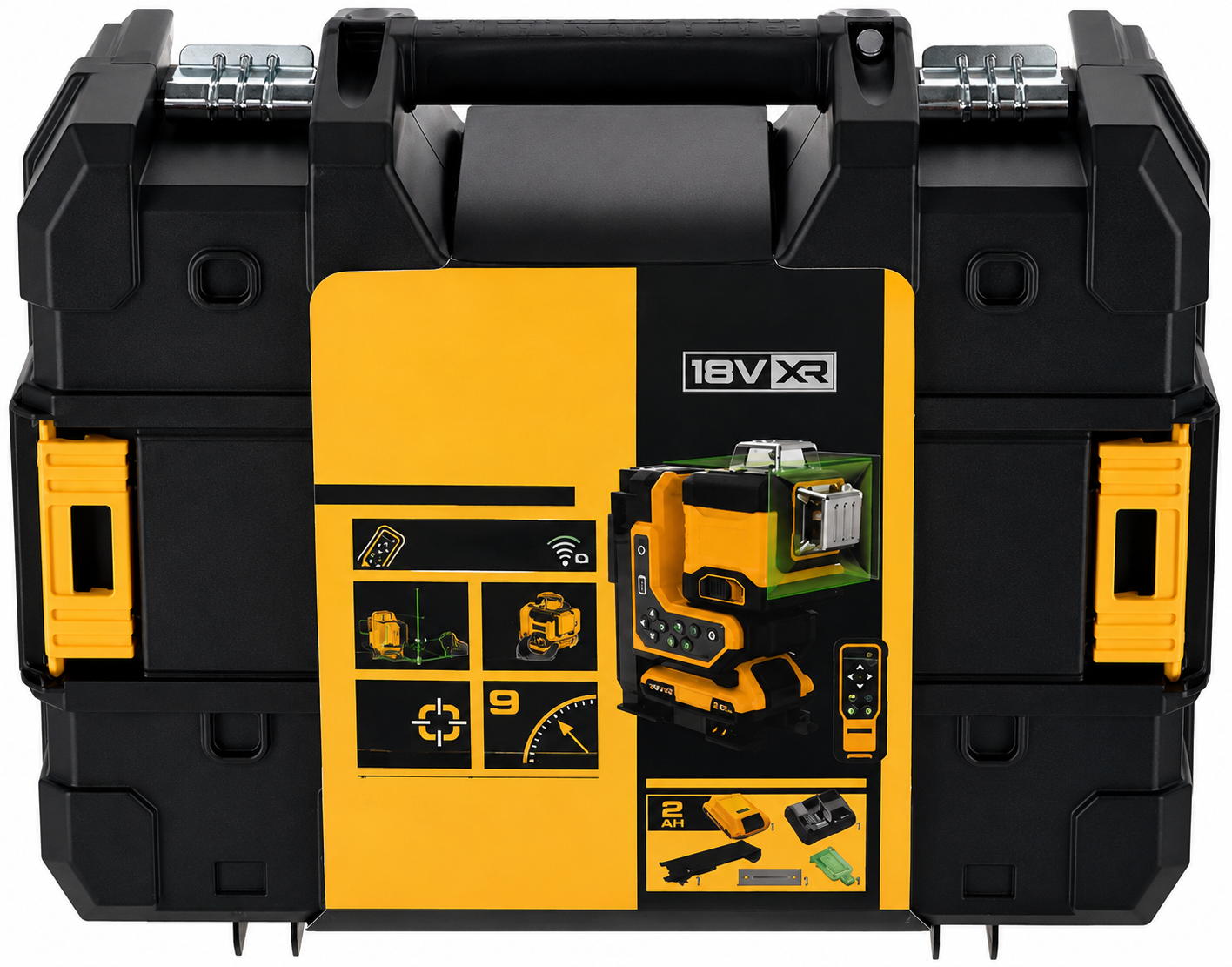 20V Remote Control 360° Line Laser Kit