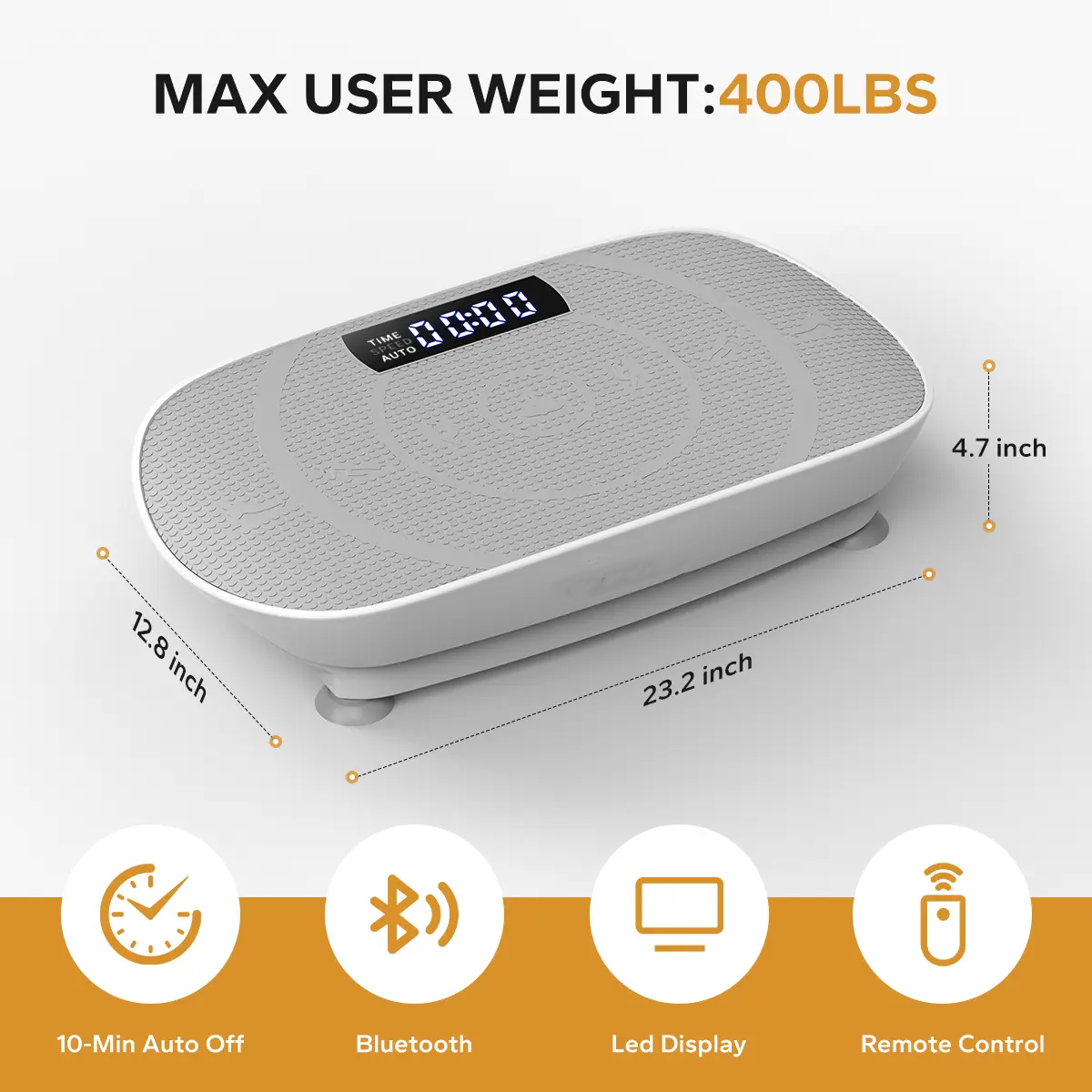 Vibration Plate Exercise Machine for Home Gym