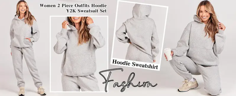 ANRABESS sweatsuit features