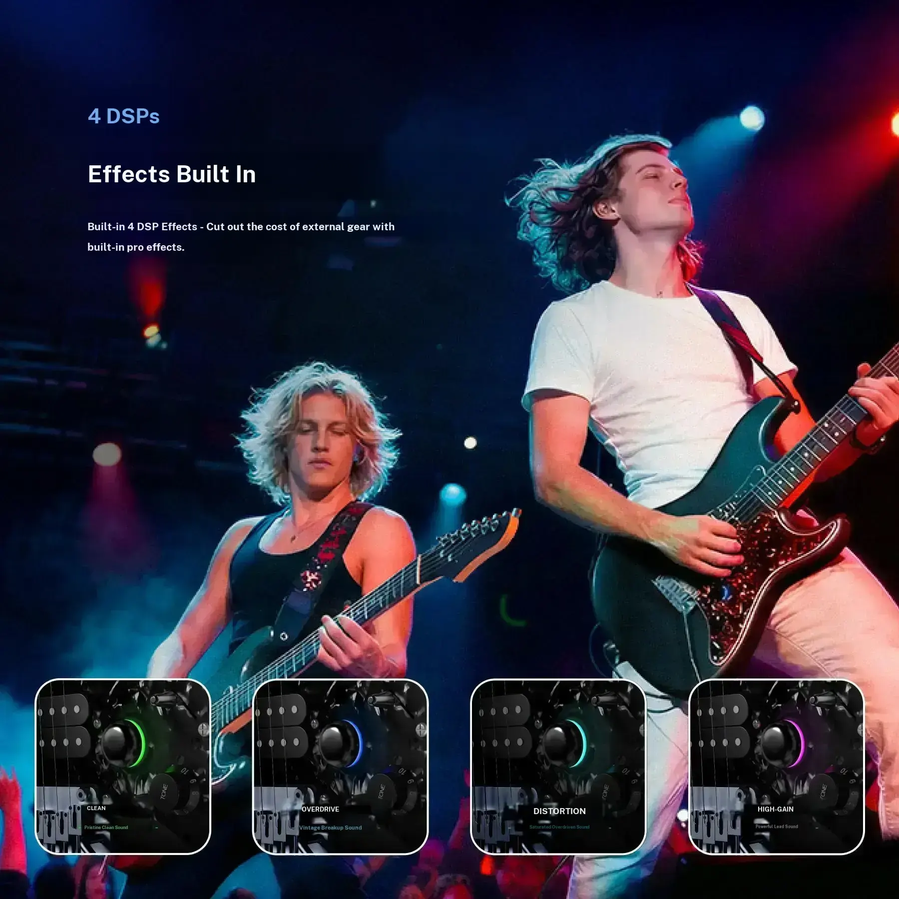 Zero-Gear Rocker Xmari Electric Guitar with DSP Effects