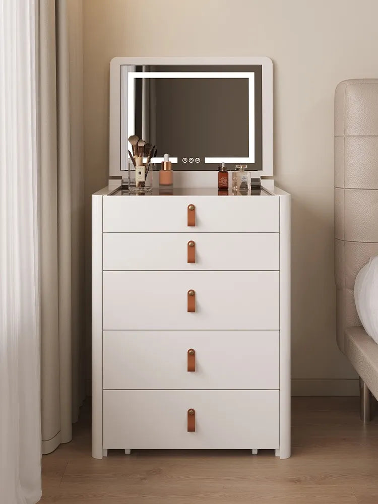 Modern Vanity Desk Set with Mirror