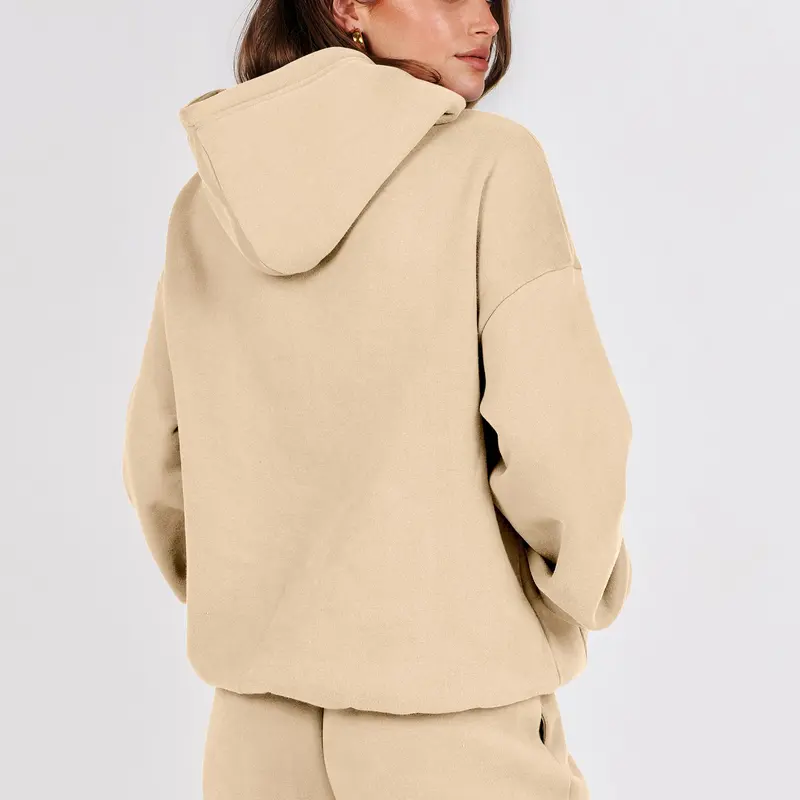 Women’s Casual 2 Piece Hoodie and Jogger Sweatsuit Set - Oversized Y2K Style
