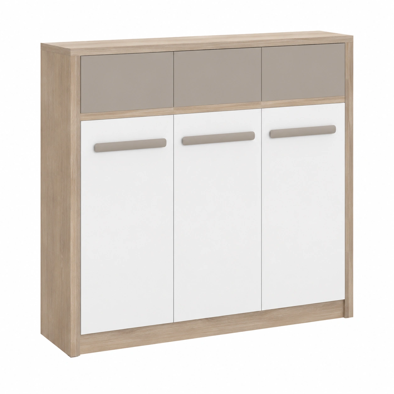 Buffet Commode 3 Tiroirs et 3 Portes 135x104 cm