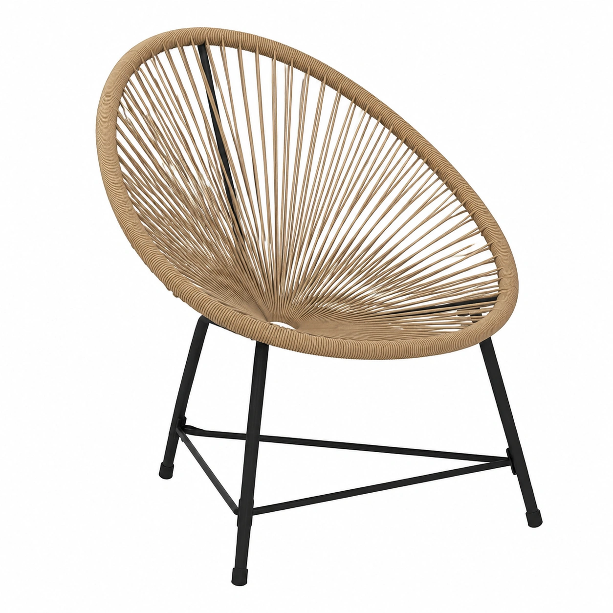 Ensemble de Mobilier de Jardin pour 2 Personnes avec Table et Chaises